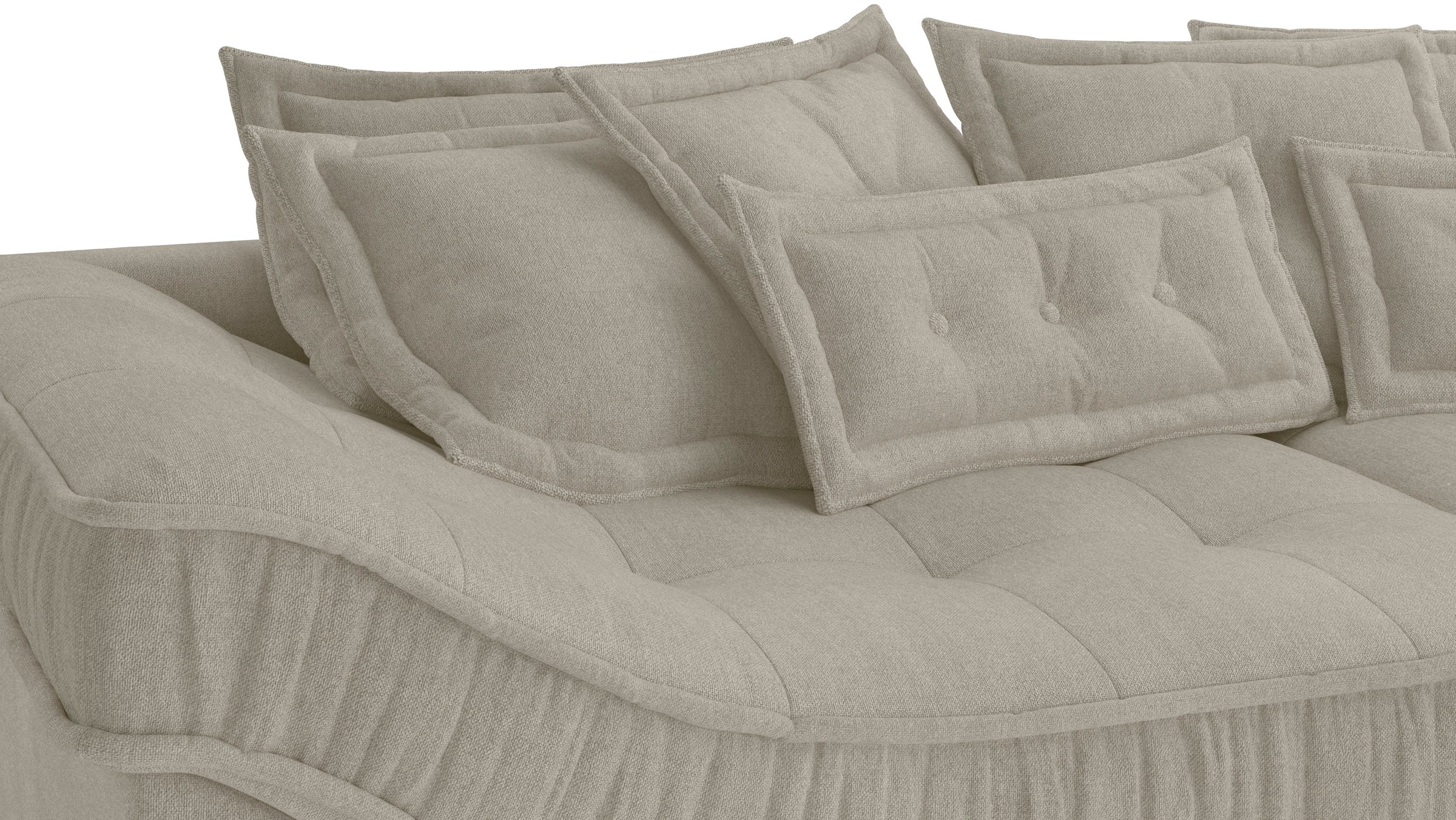 Mr. Couch Ecksofa »Diwan II DuraFlex L-Form«, DuraFlex-Kaltschaumpolsterung, bis 140 kg, 4 Bezugsqualitäten