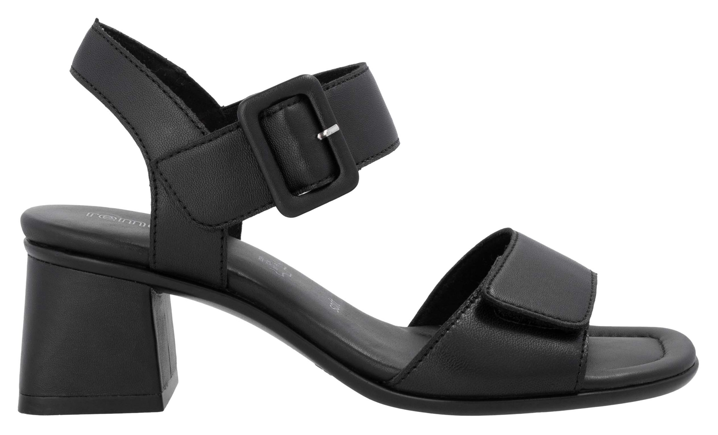 Remonte Sandalette »ELLE-Collection«, Blockabsatz, Sommerschuh, Sandale, Abendschuh mit Klettverschluss