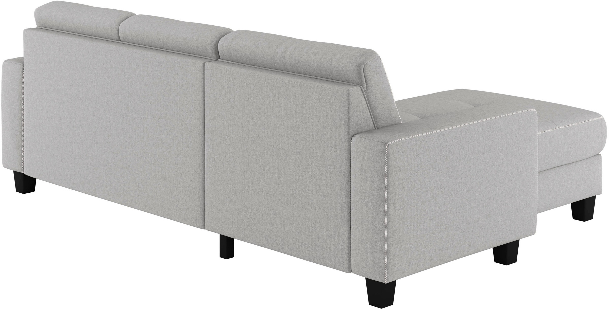 Places of Style Ecksofa »Varese«, wahlweise mit Bettfunktion und Bettkasten