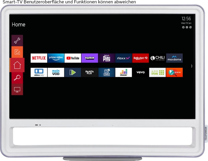Telefunken LED-Fernseher »TV WITH ME ML24L«, HD-ready, Smart-TV