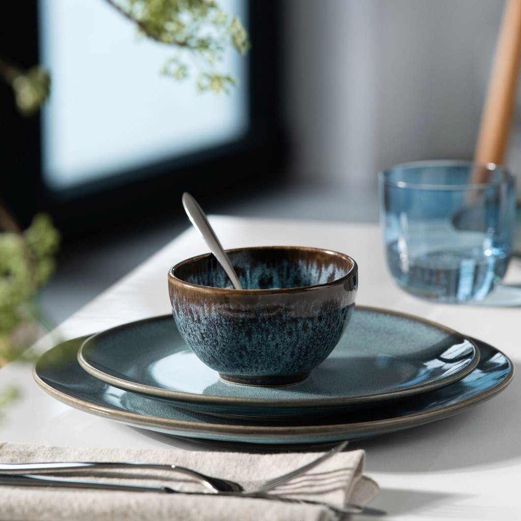 like. by Villeroy & Boch Schale »Reisbol Lave 210 ml 4er Set grau«