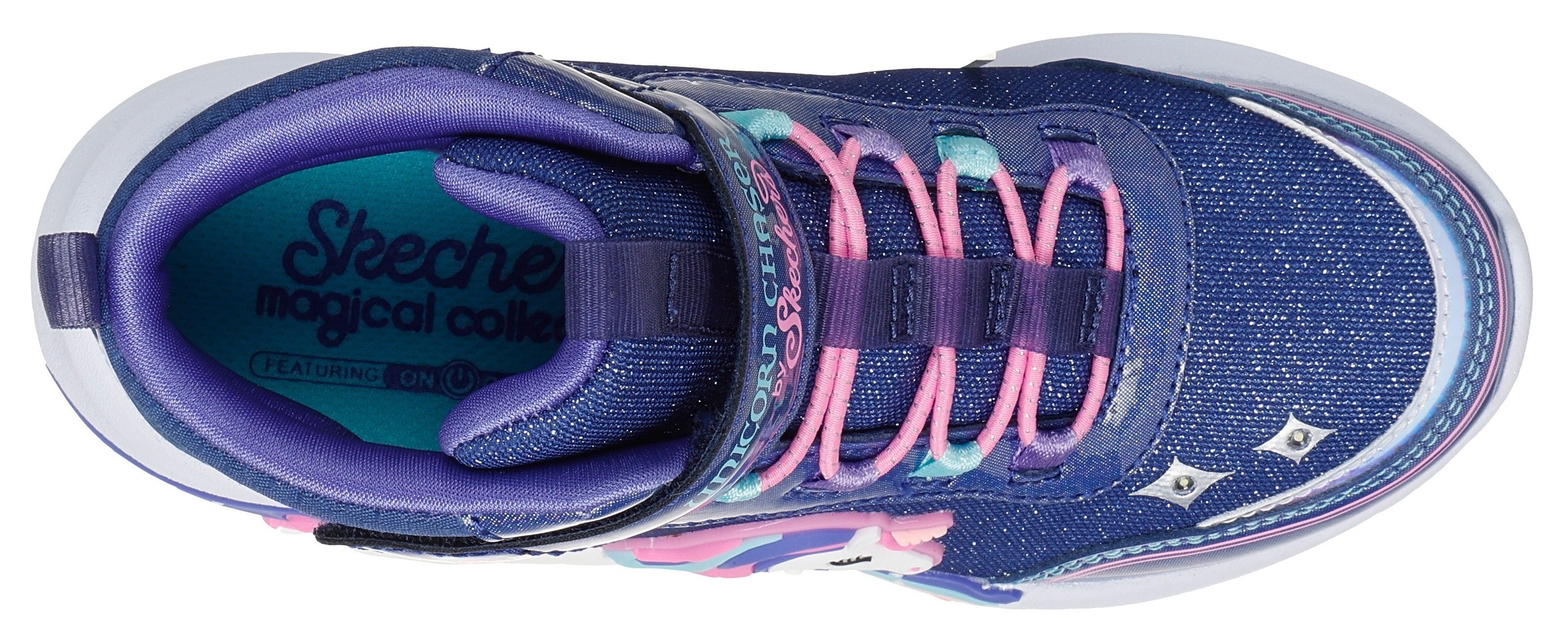 Skechers Sneaker »UNICORN CHASER«, Boots mit Einhorn, Größenschablone zum Download