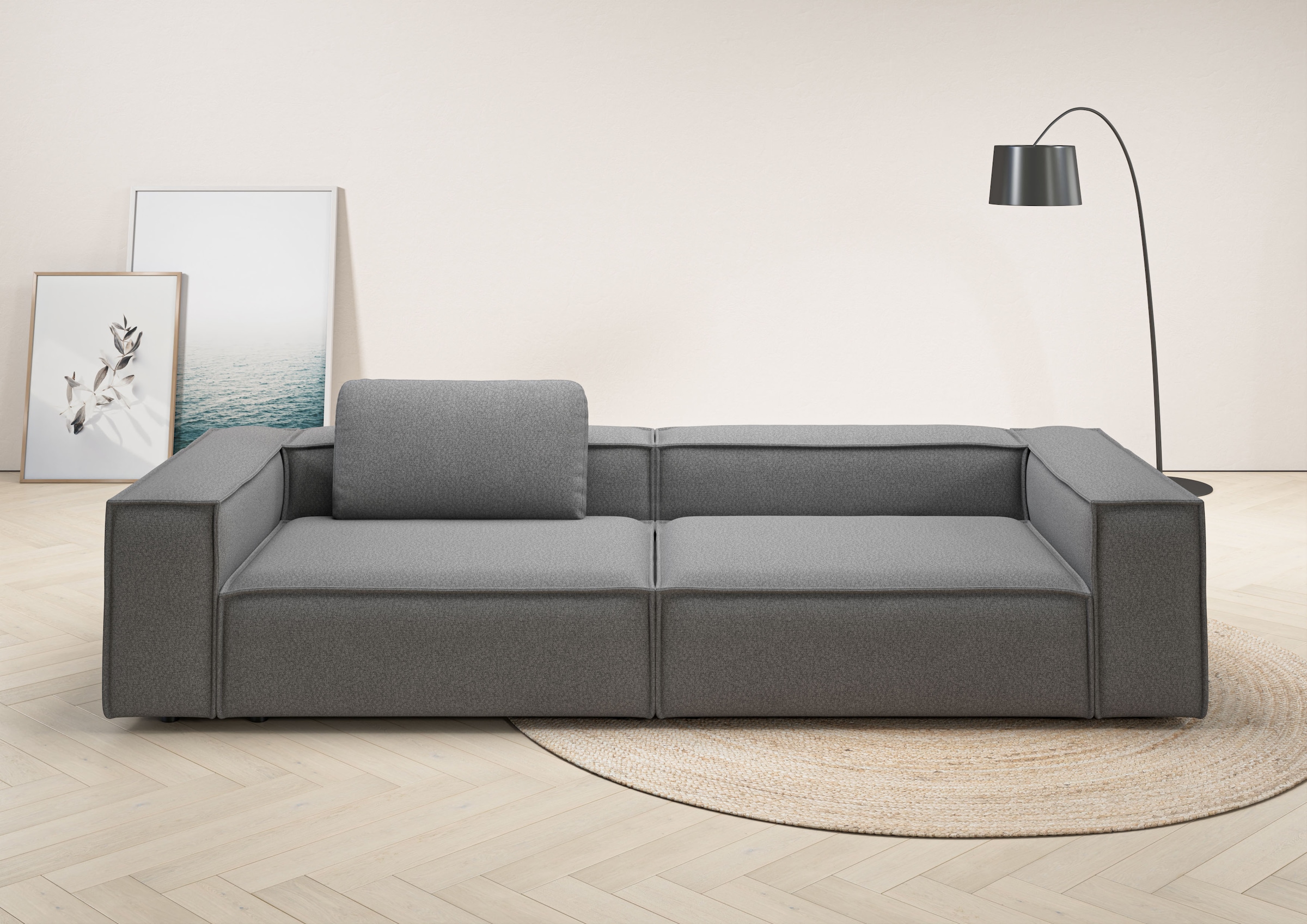 Home affaire 3-Sitzer "Watertown moderner 3-Sitzer" extra breites Sofa mit günstig online kaufen