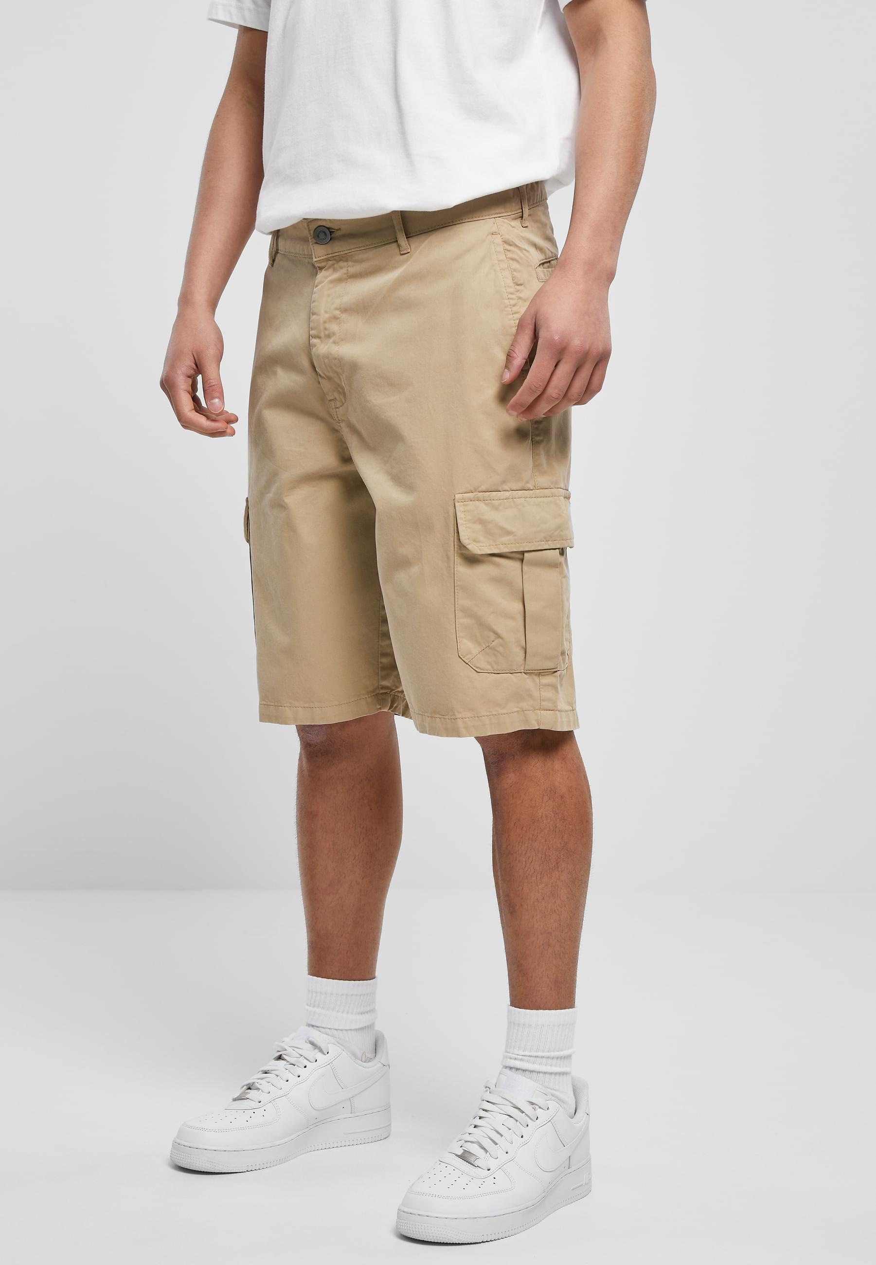 URBAN CLASSICS Stoffhose »Urban Classics Herren Big Cargo Bermuda«, (1 tlg.)