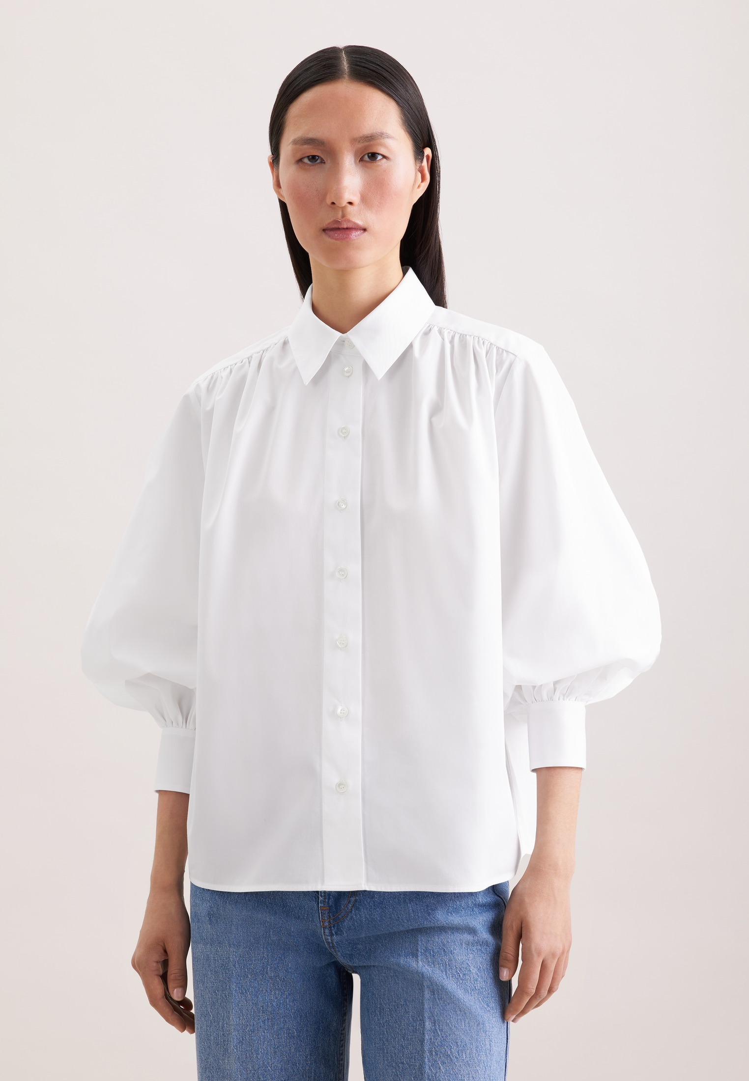 seidensticker Hemdbluse 1/1 Kragen Uni günstig online kaufen