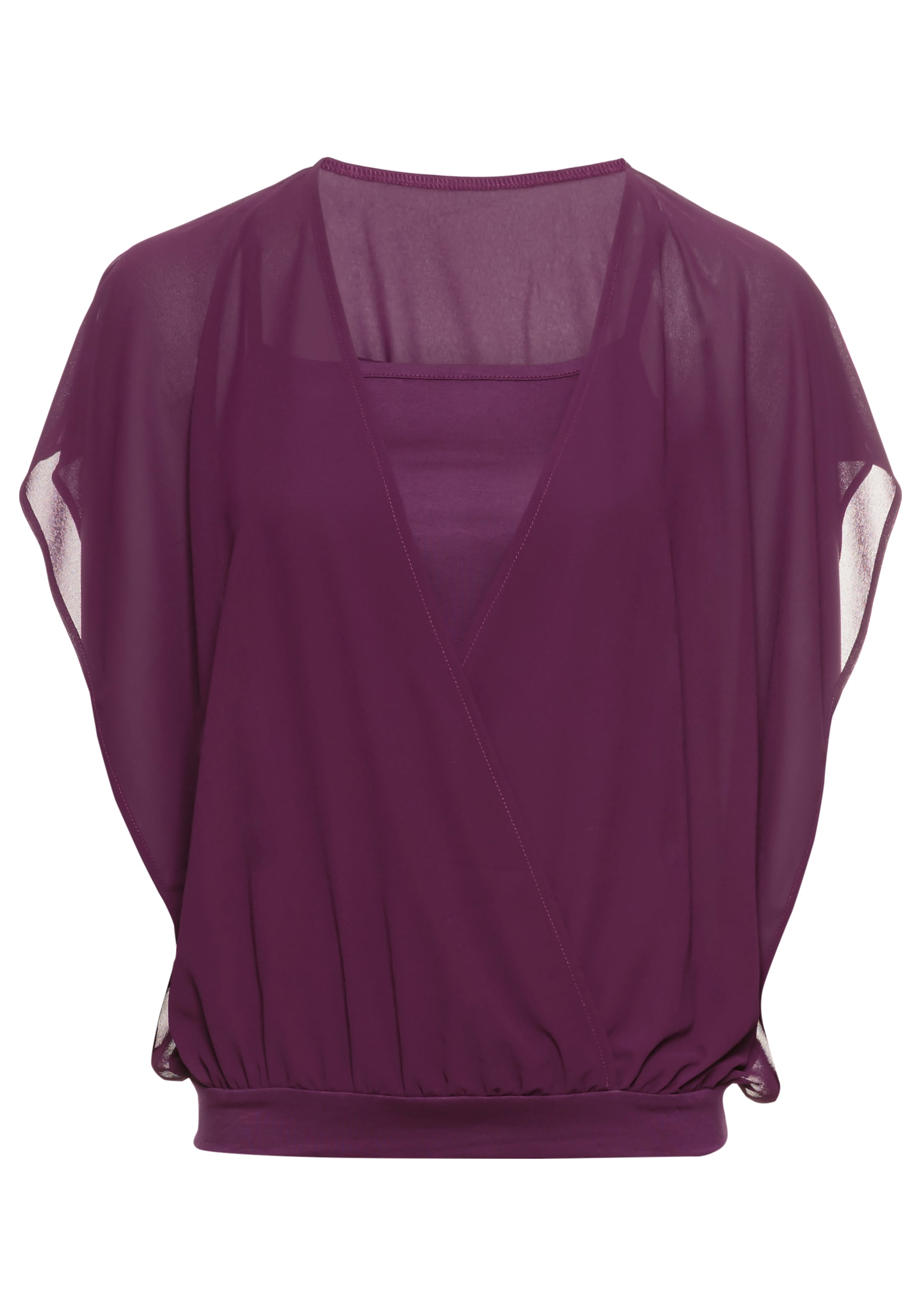 Laura Scott Blusenshirt, in zarter Flatteroptik