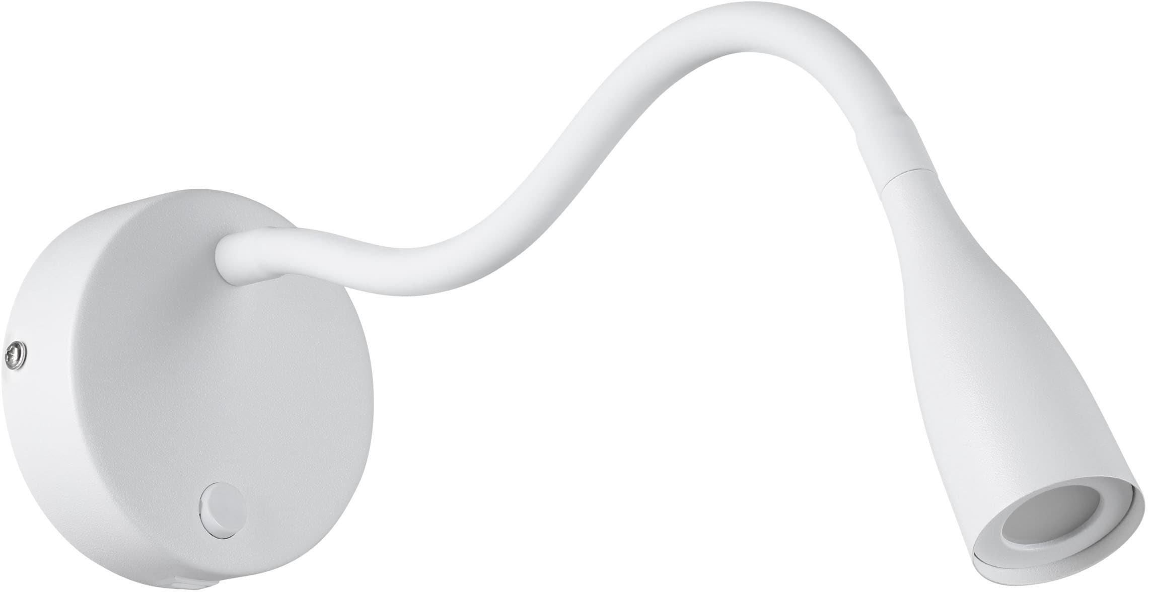 EGLO Wandleuchte "OLIVANDINO 1 Wandlampe - Stahl - LED - 3,8W - IP20", 1, Ø 11cm, 1 Stk., weiß, Kinderzimmer, Leuchten, Wandstrahler, Wandspot,