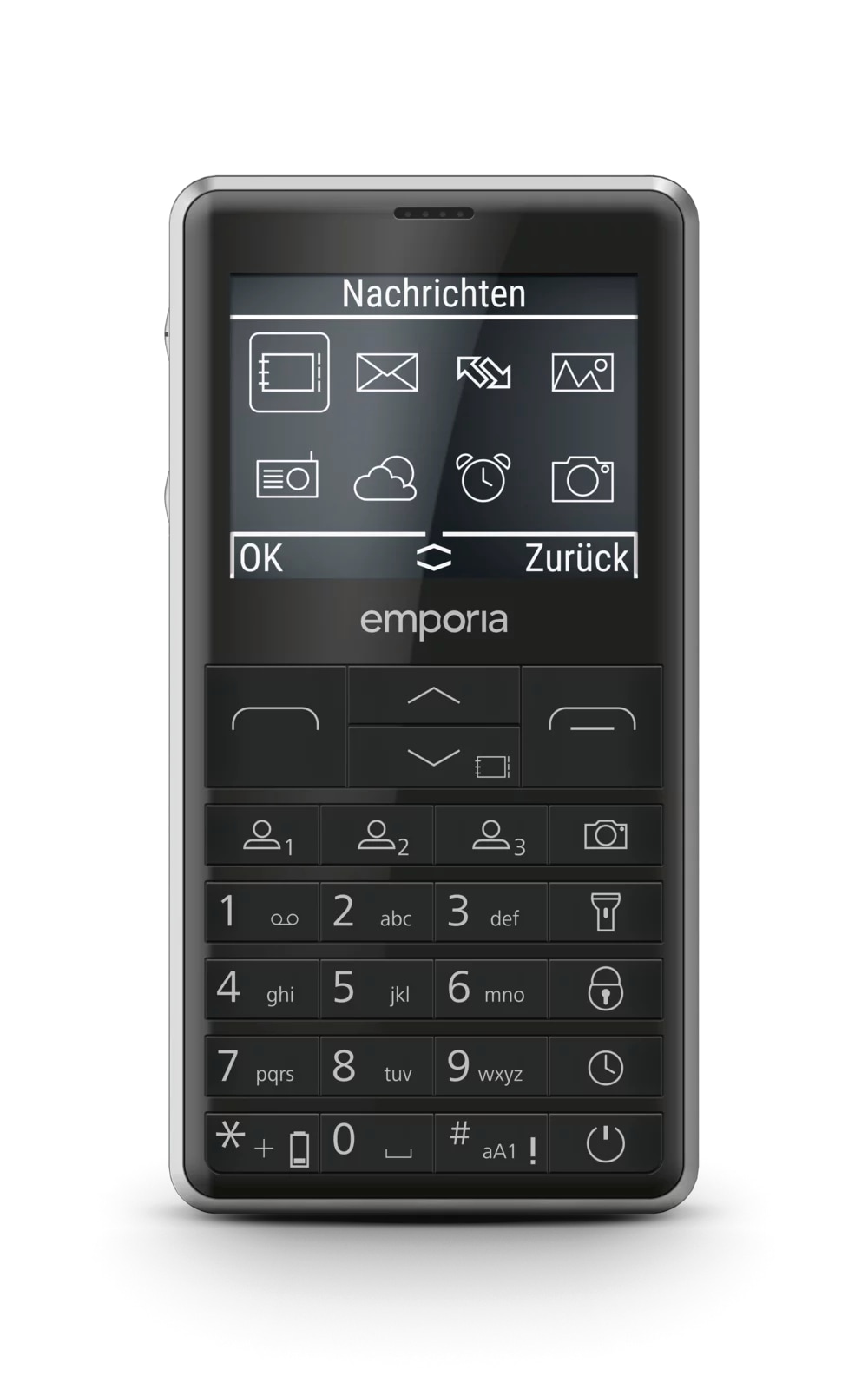 Handy »PRIME LTE«, Schwarz, 0,125 GB Speicherplatz