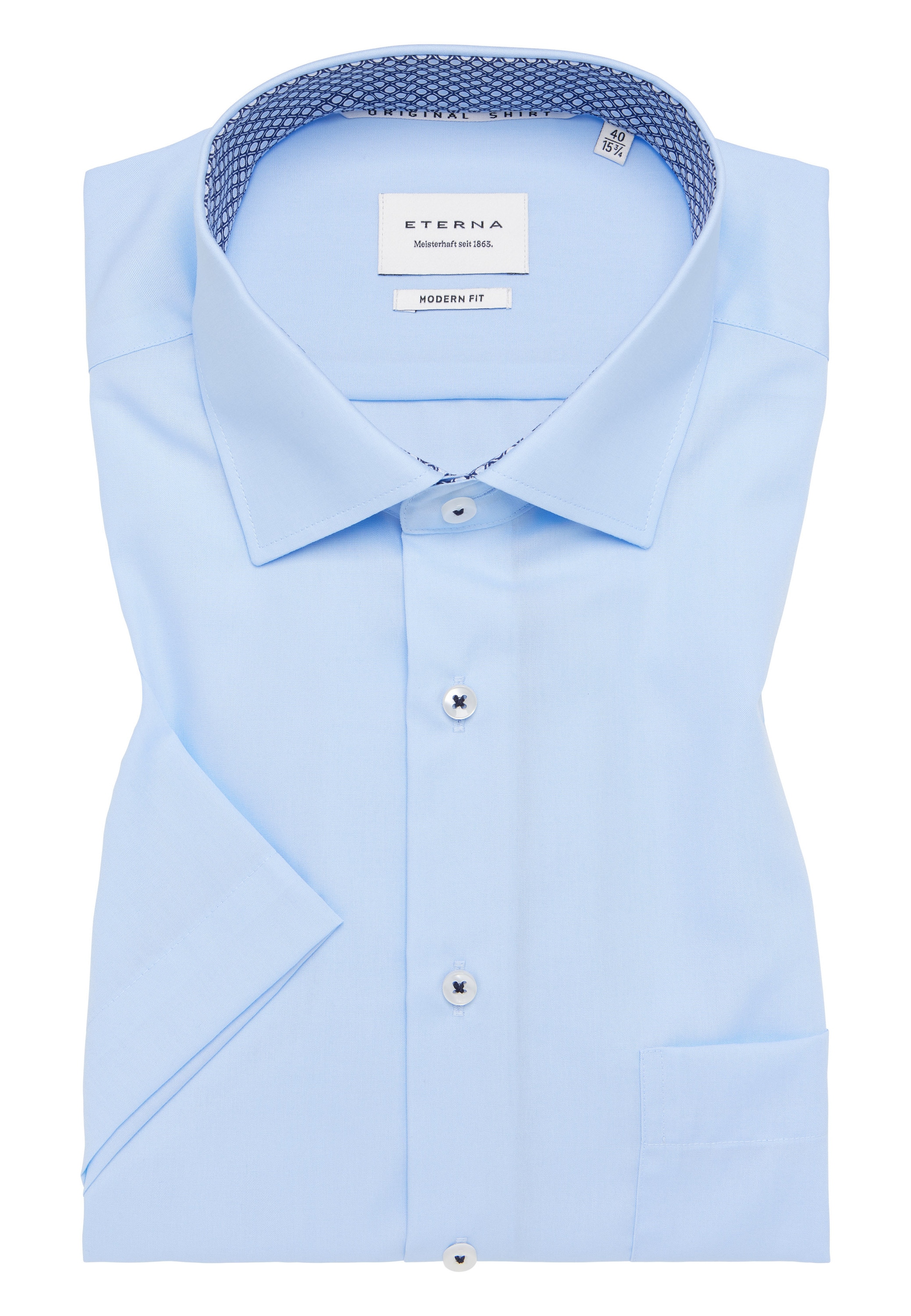 Eterna Kurzarmhemd »MODERN FIT«, NON IRON (bügelfrei)
