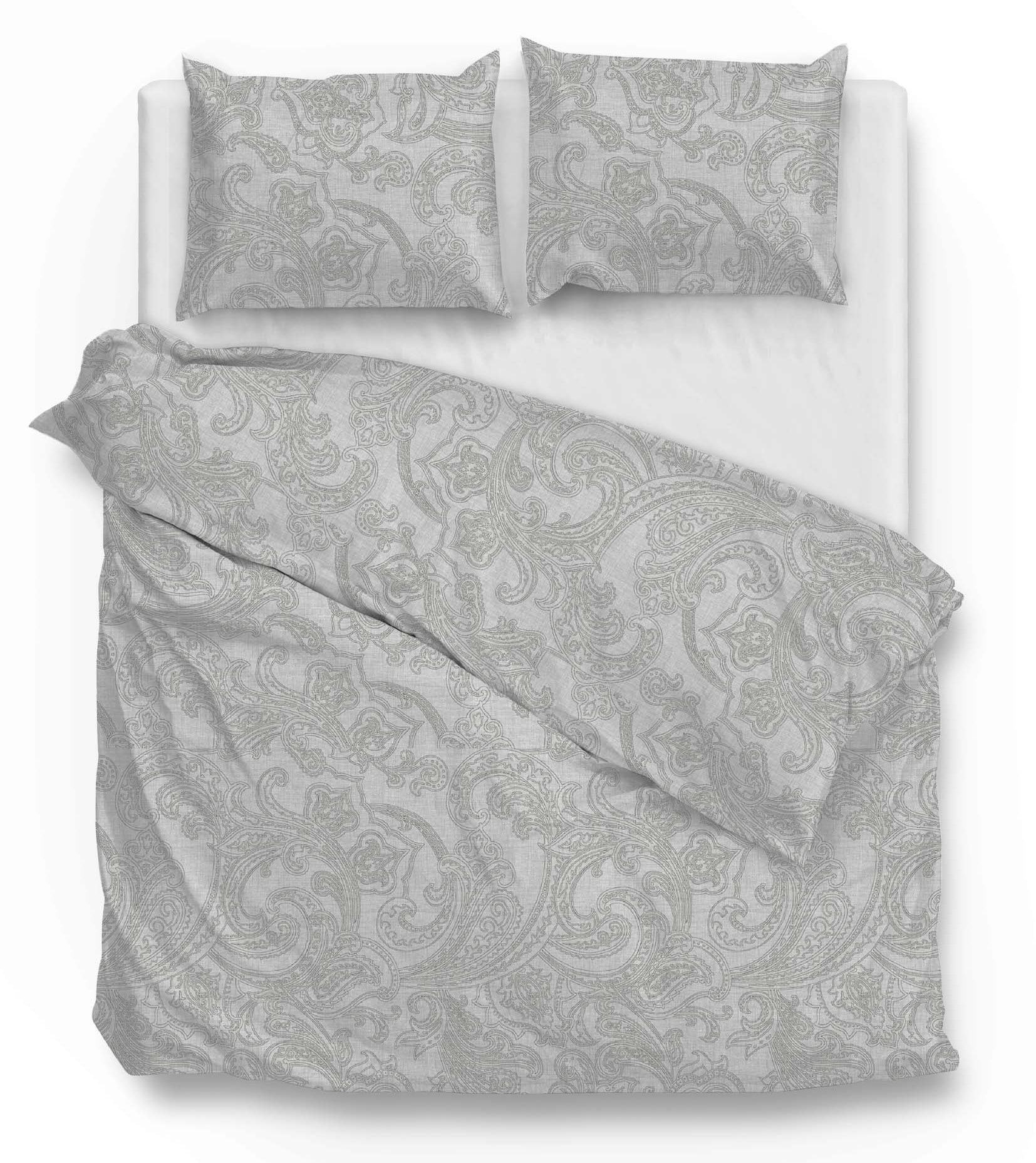 ZO HOME Bettwäsche "Paisley-di-Lino" 3 Stk. Bettwäsche aus 100% Baumwolle, hochwertiges Renforcé