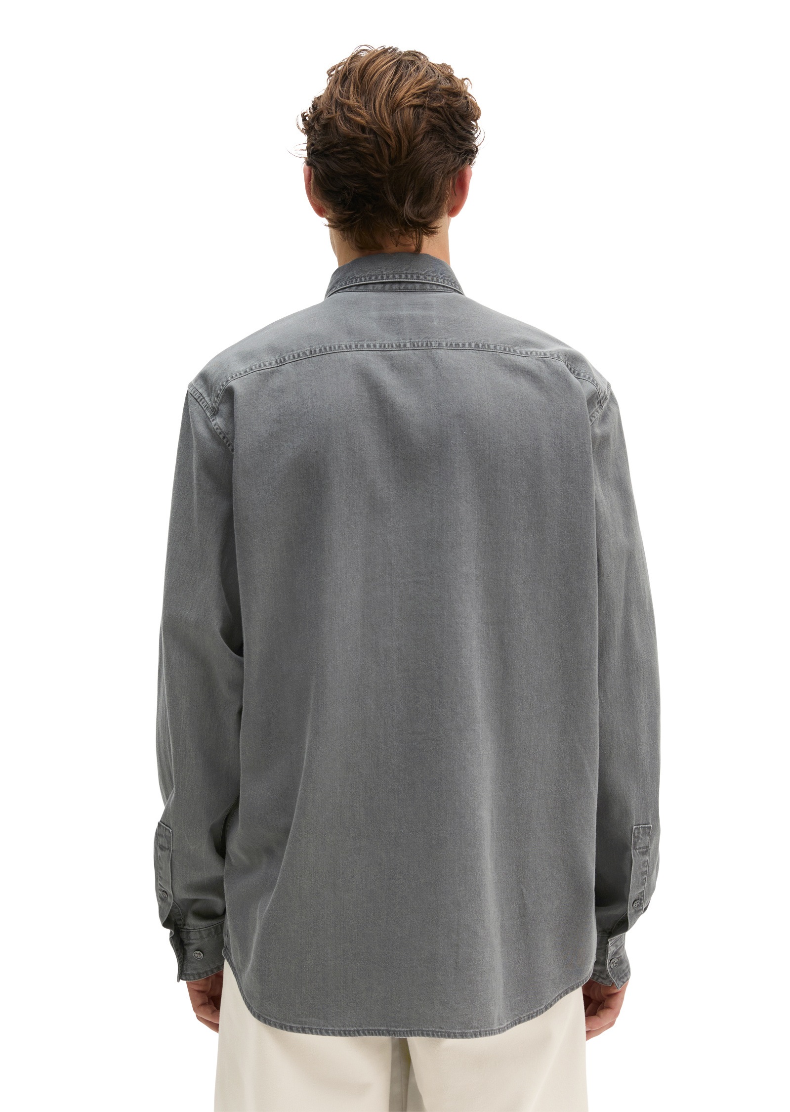 Marc O'Polo Langarmhemd »aus leichtem Bio-Baumwoll-Denim«