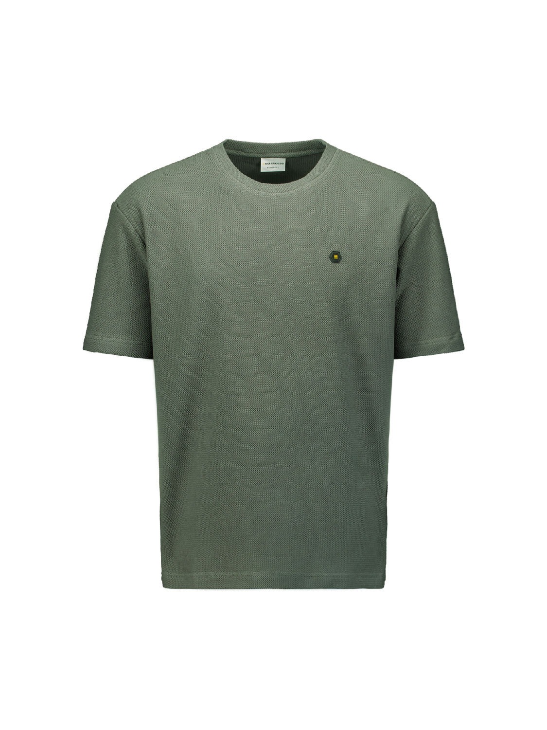 NO EXCESS T-Shirt »No Excess Jacquard crewneck t-shirt«