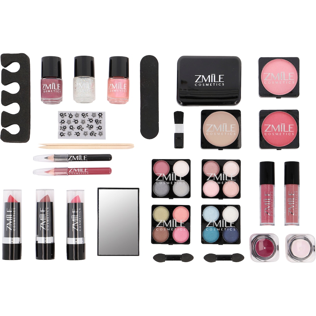 ZMILE COSMETICS Schmink-Koffer »Acrylic'«, (42 tlg.)