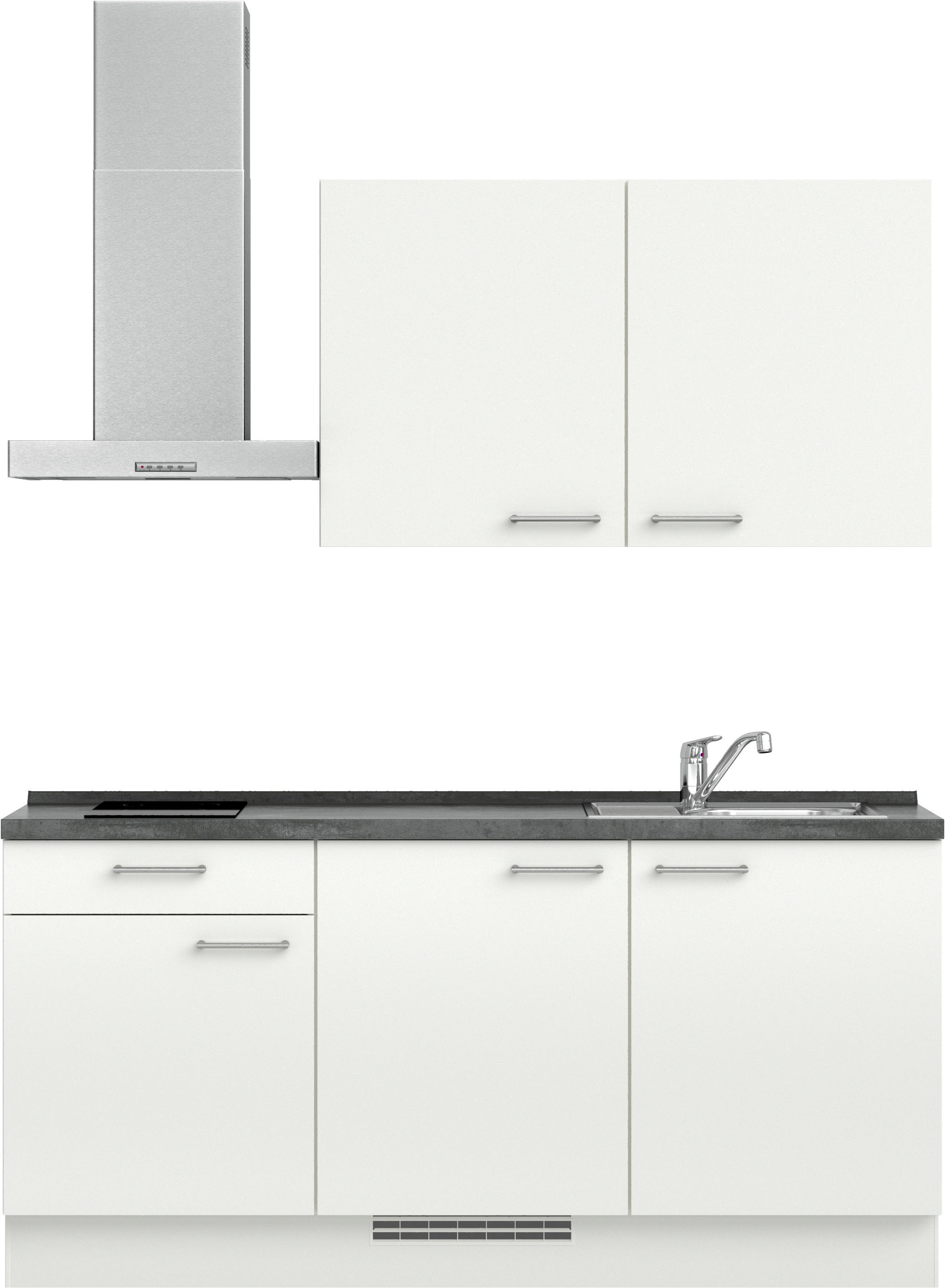 nobilia Küchenzeile ""Laser I",Ausrichtung wählbar, Breite 180 cm" vormonti günstig online kaufen