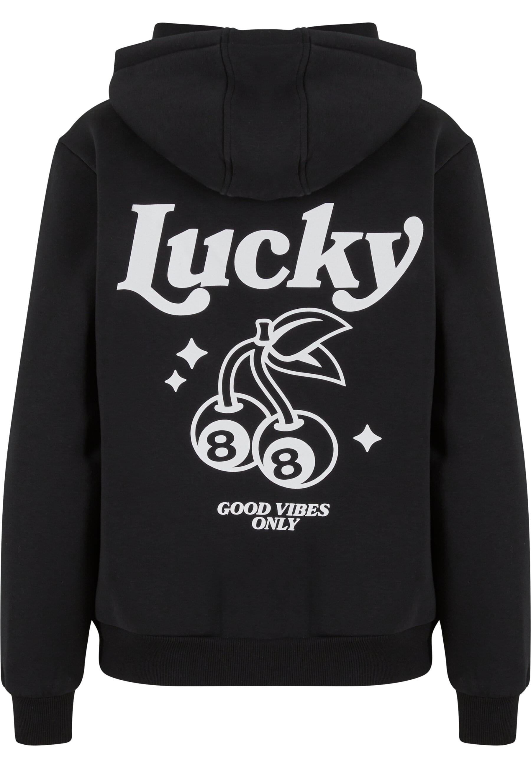 Miss Tee Kapuzenpullover »Miss Tee Lucky Cherry Ladies Fluffy Hoody«, (1 tlg.)