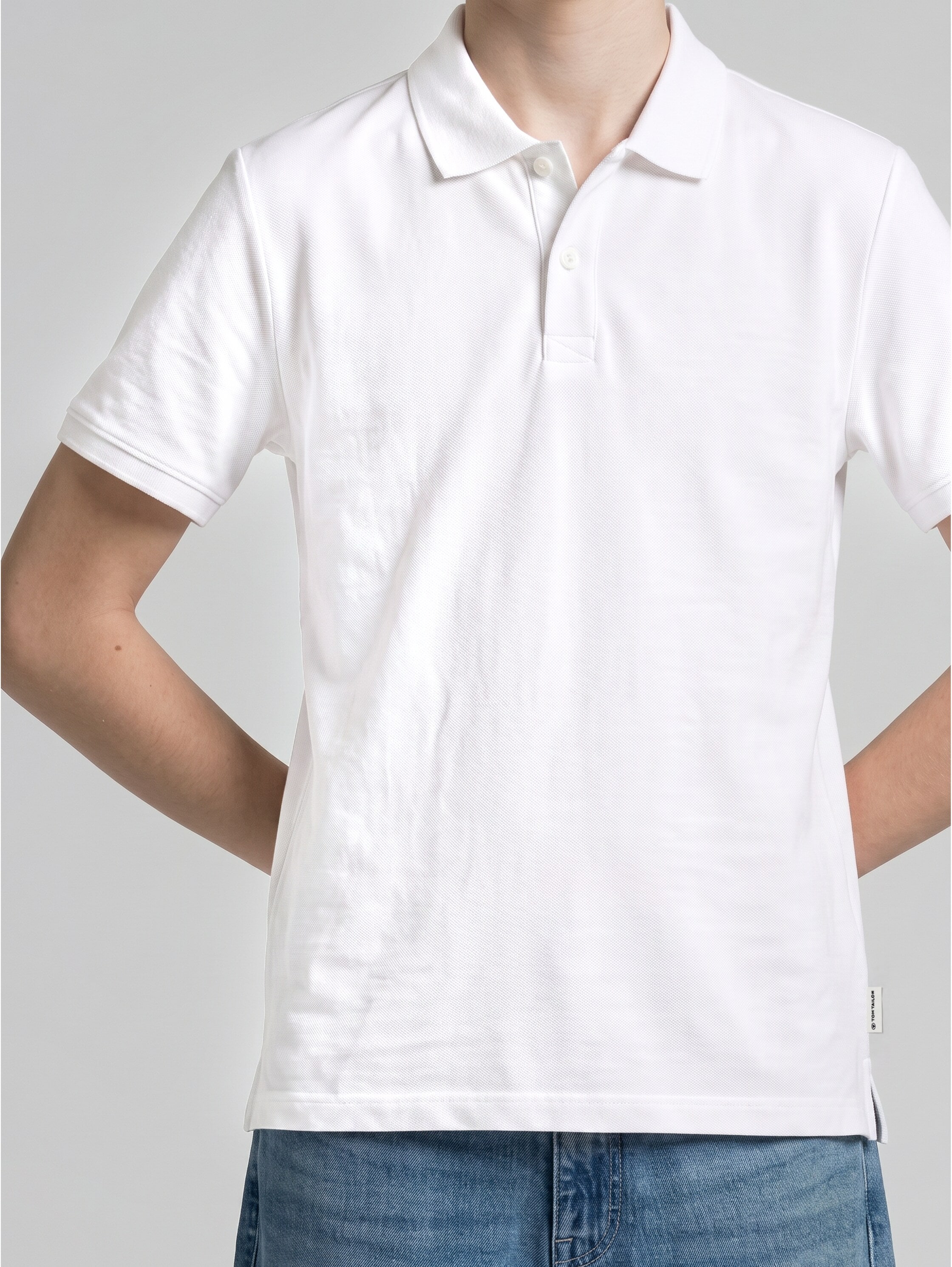 TOM TAILOR Poloshirt Sommershirt aus reiner Baumwolle