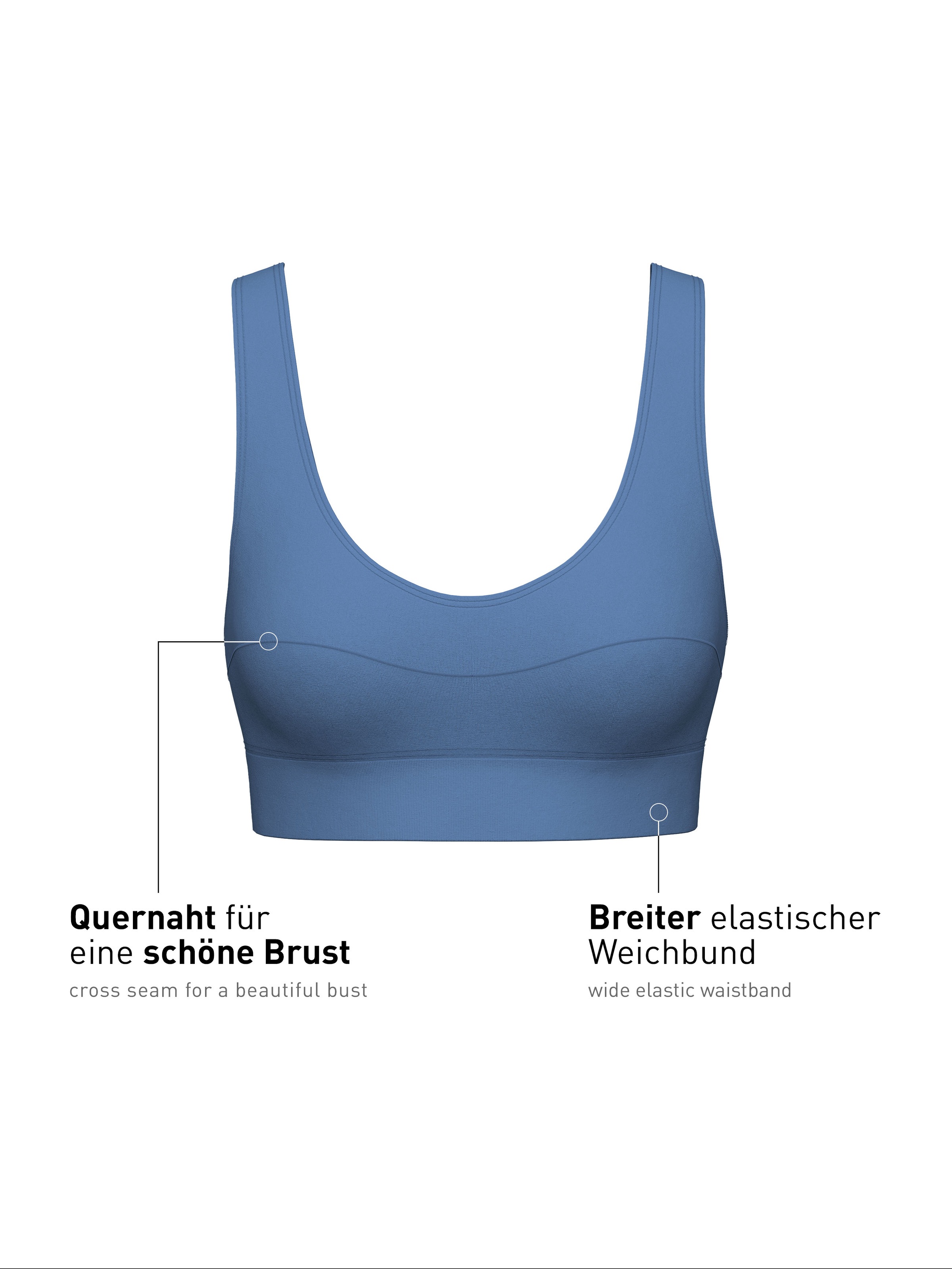 CALIDA Bustier »Elastic«, mit formstabilen und langlebigen Eigenschaften