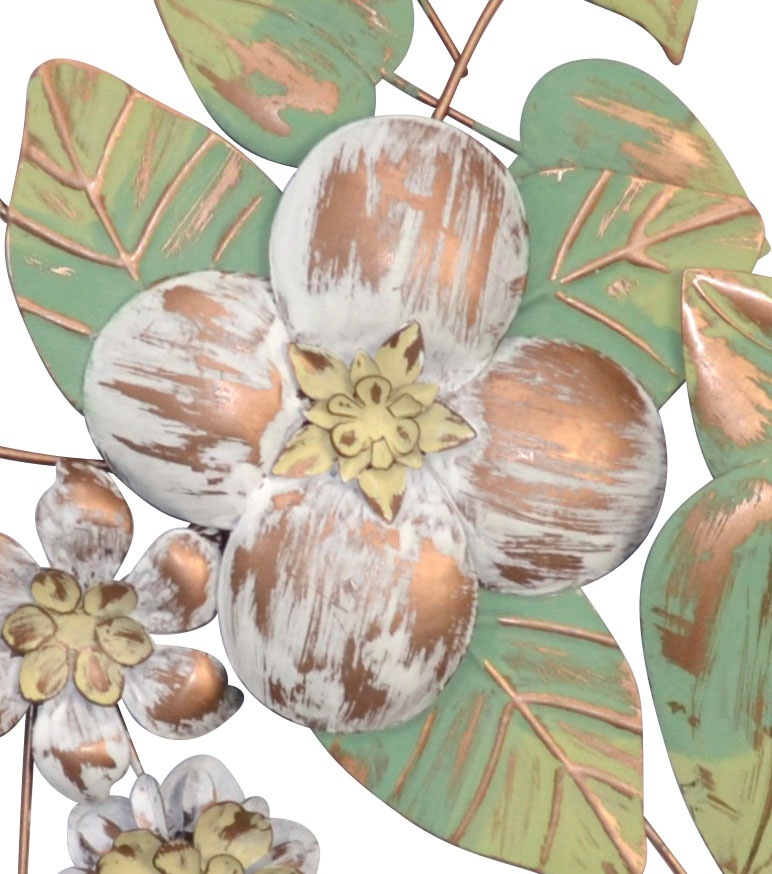 Thumbnail - HOFMANN LIVING AND MORE Wanddekoobjekt "Wanddekoration" aus Metall, grün