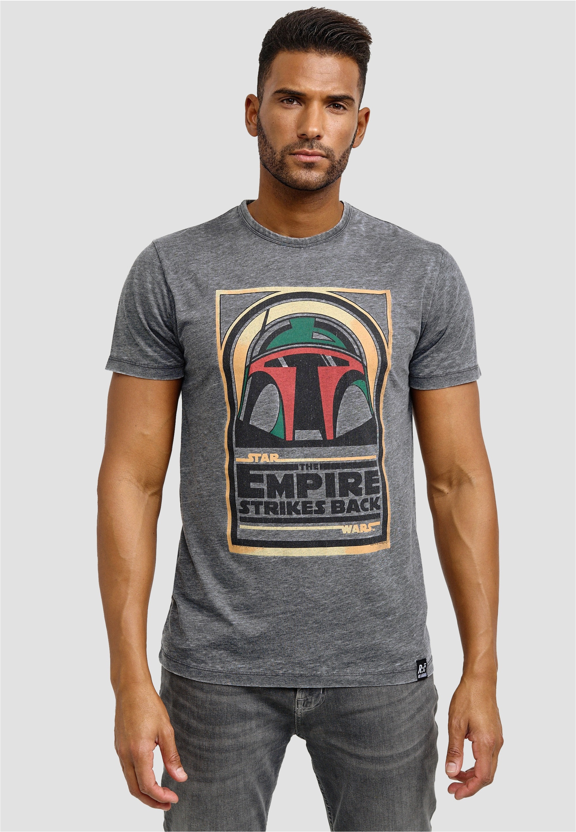 Recovered T-Shirt »Star Wars Boba Fett Empire Strikes Back« im zeitlosen Design