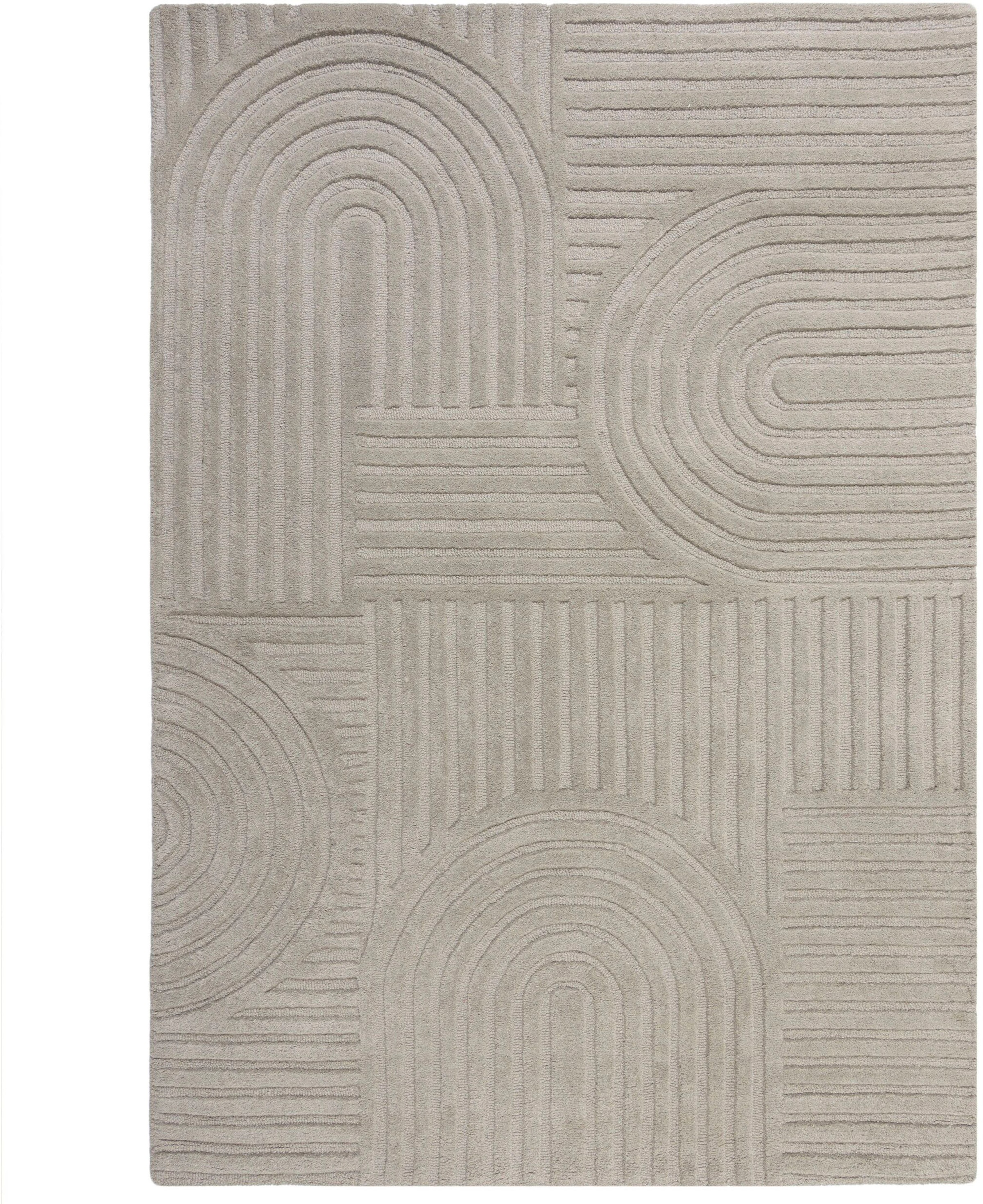 FLAIR RUGS Wollteppich »Zen Garden« 10 mm aukštis...