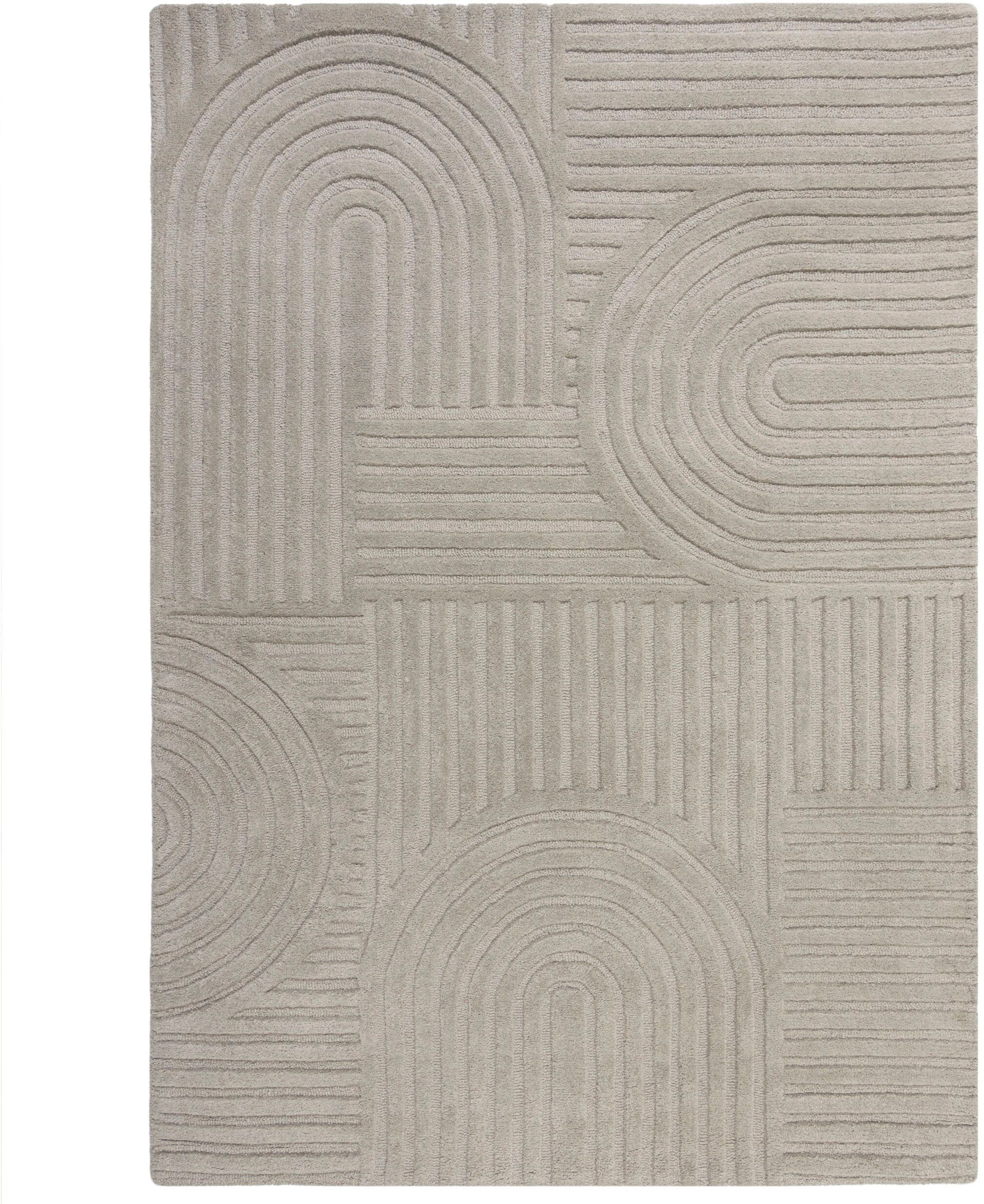 FLAIR RUGS Wollteppich »Zen Garden« 100% Wolle Ho...