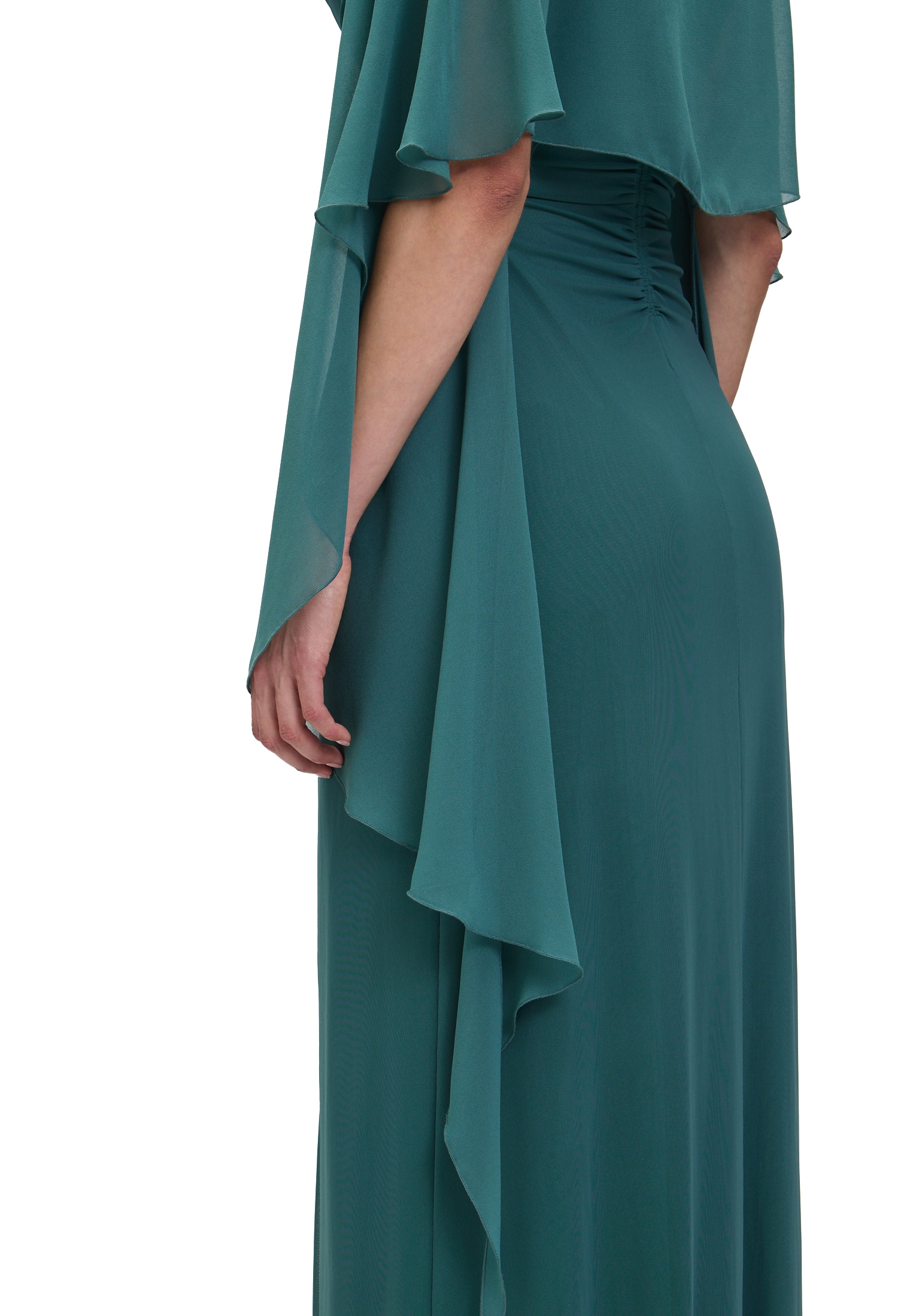 Vera Mont Multifunktionstuch »Vera Mont Damen Chiffonstola mit Volant«, Nahtführung