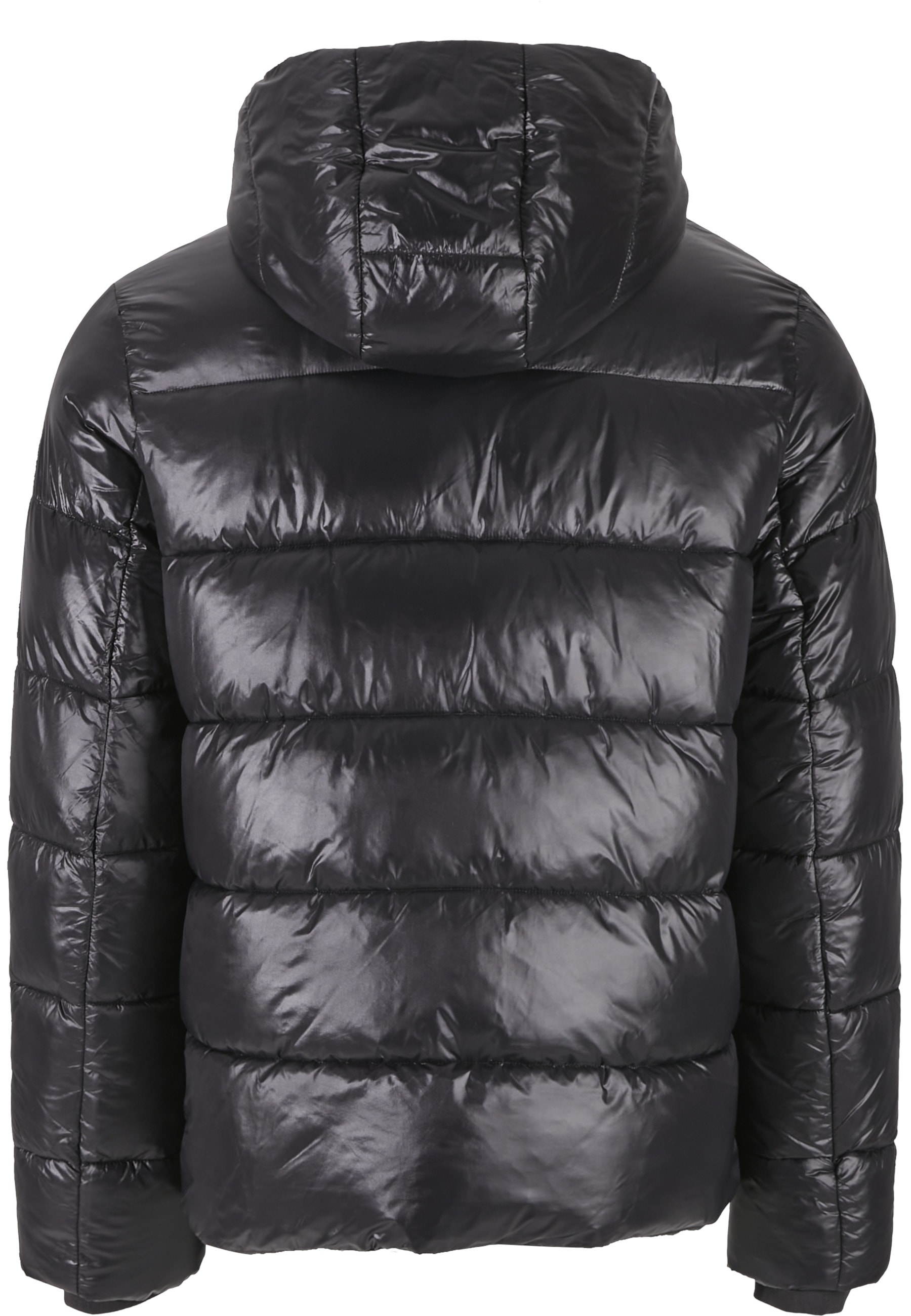 URBAN CLASSICS Winterjacke »Urban Classics Recycled Zip neck Puffer Jacket« 1 Stk. tlg. ohne Kapuze