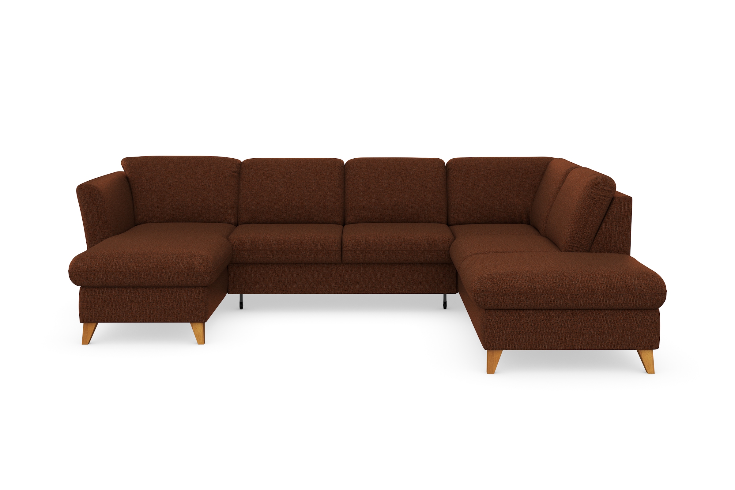 Home affaire Wohnlandschaft "Trelleborg U-Form" Federkern-Polsterung, wahlw günstig online kaufen