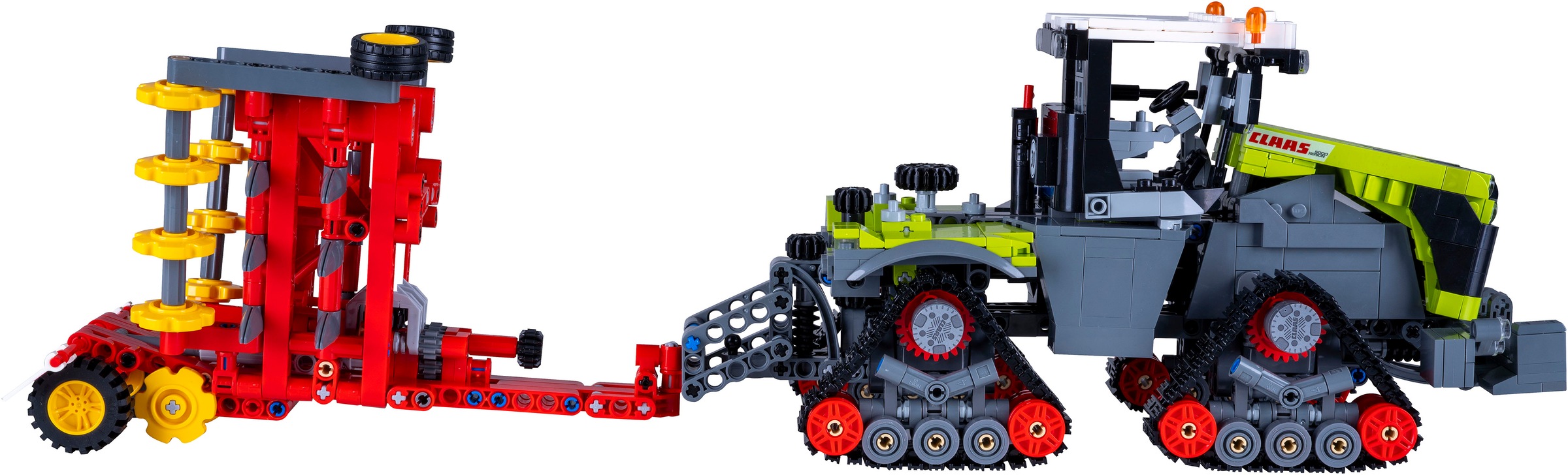 Jamara Konstruktions-Spielset »CaDA, Claas Xerion 5000 Trac TS 1:32 Bricks«, (1336 St.)