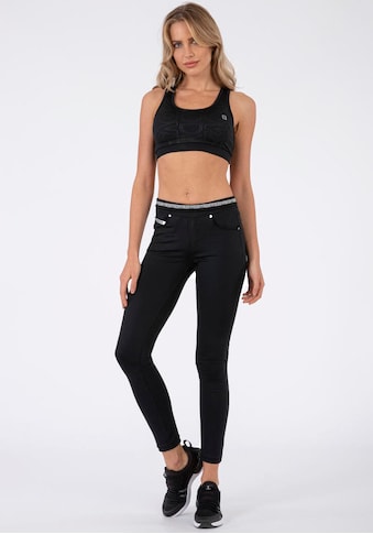 Leggings »NOW SKINNY YOGA«, mit umschlagbaren Taillenbund