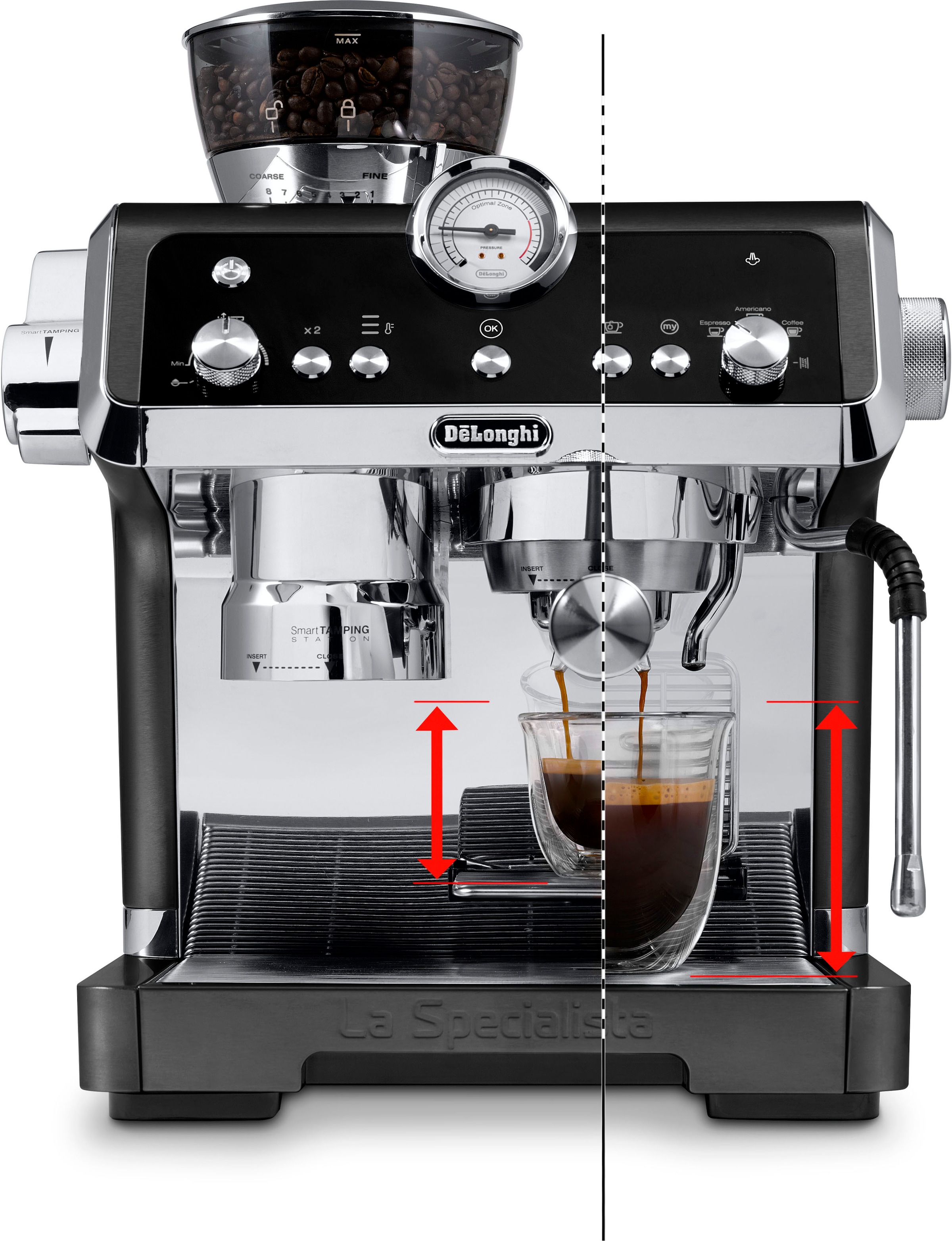 De'Longhi Espressomaschine »La Specialista Prestigio EC9355.BM«, Siebträger, inkl. 250g Kimbo Classic im Wert von UVP € 6,49