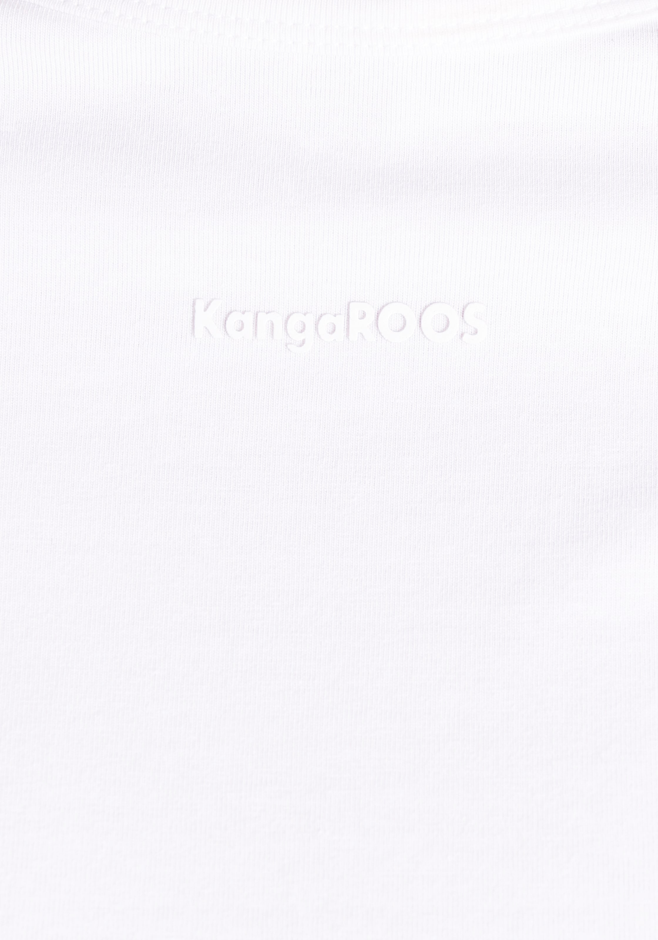 KangaROOS Langarmshirt, in cropped Länge