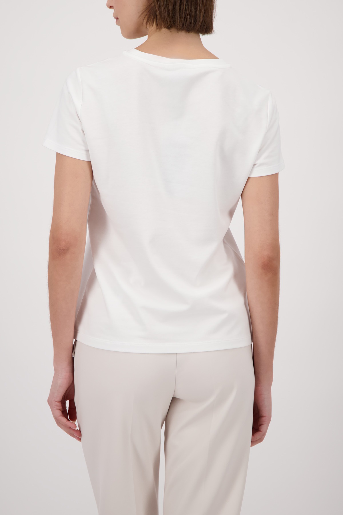 Monari T-Shirt "Shirt Schmuckschrift" Regular fit mit Strasssteinen günstig online kaufen