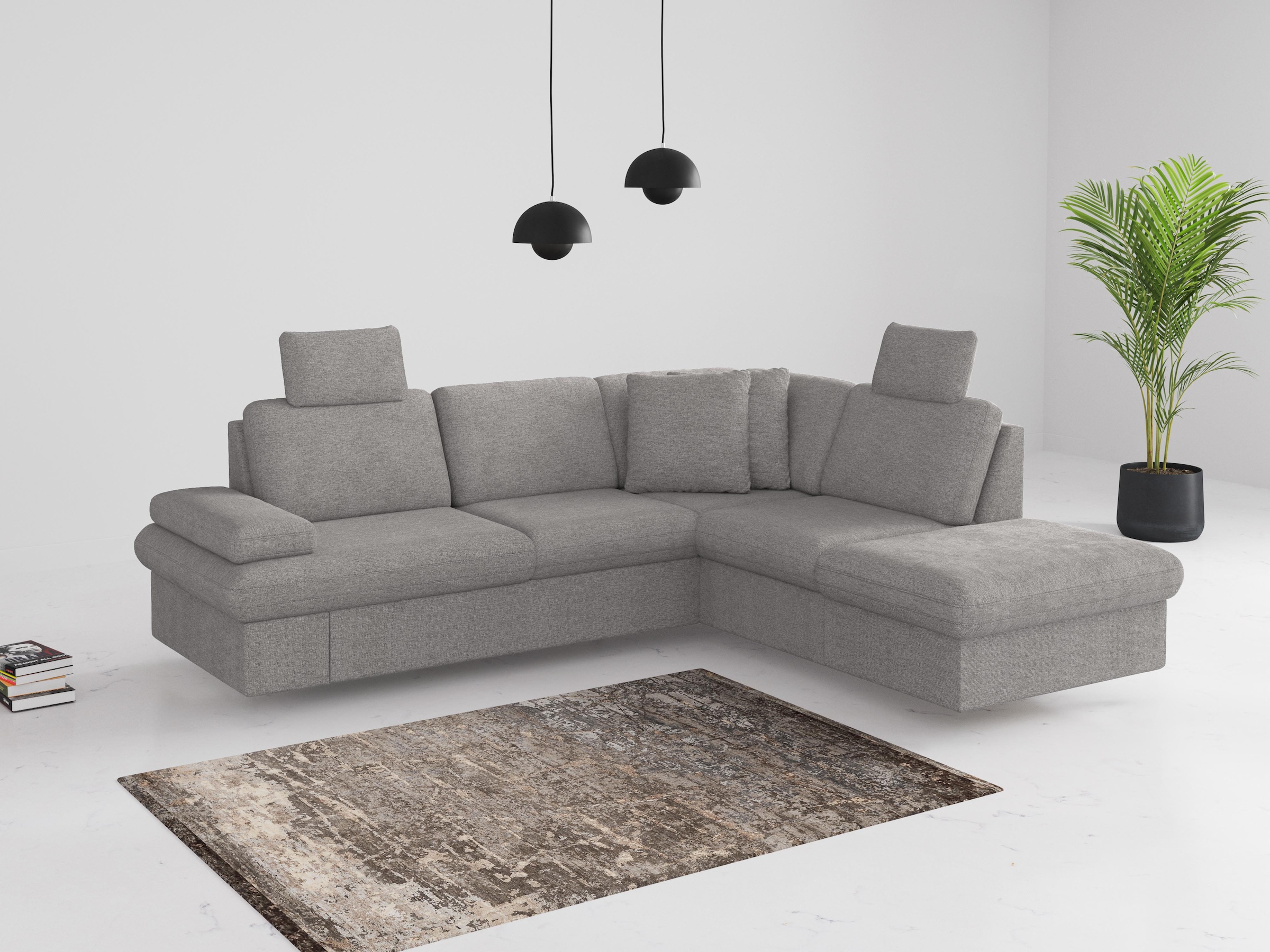 sit&more Ecksofa "Moreno", mit Armteilverstellung,wahlweise mit Bettfunktio günstig online kaufen