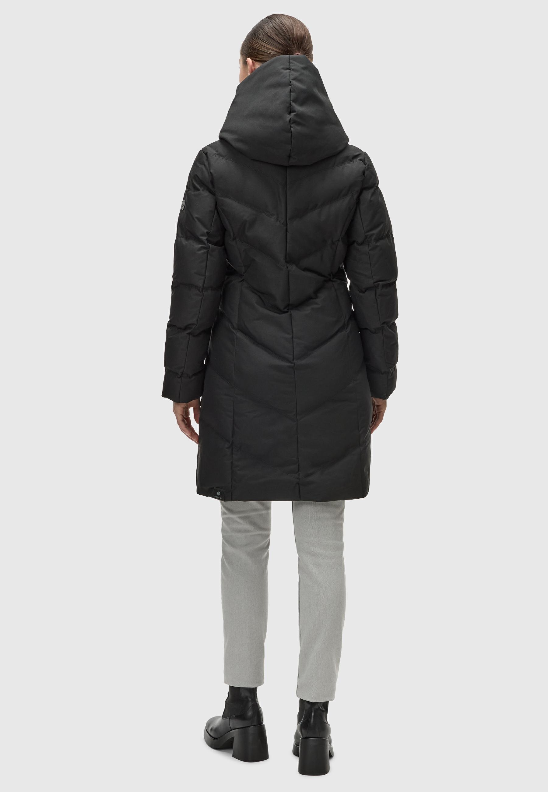 Ragwear Steppmantel »Natalka Cosy« wasserdichter Mantel mit flauschigem Kunstfell-Kragen