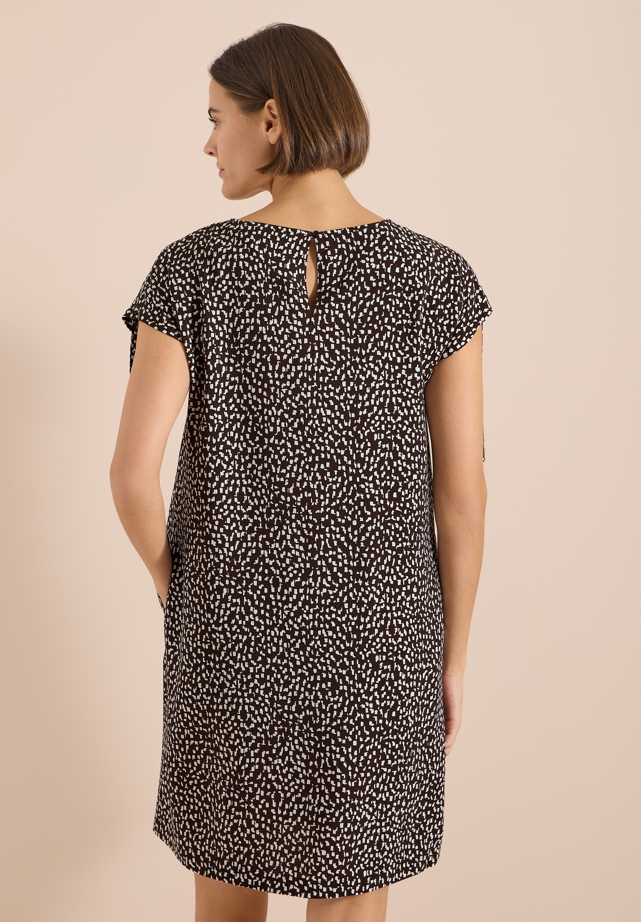 Cecil Jerseykleid Eingrifftaschen aus Viskose