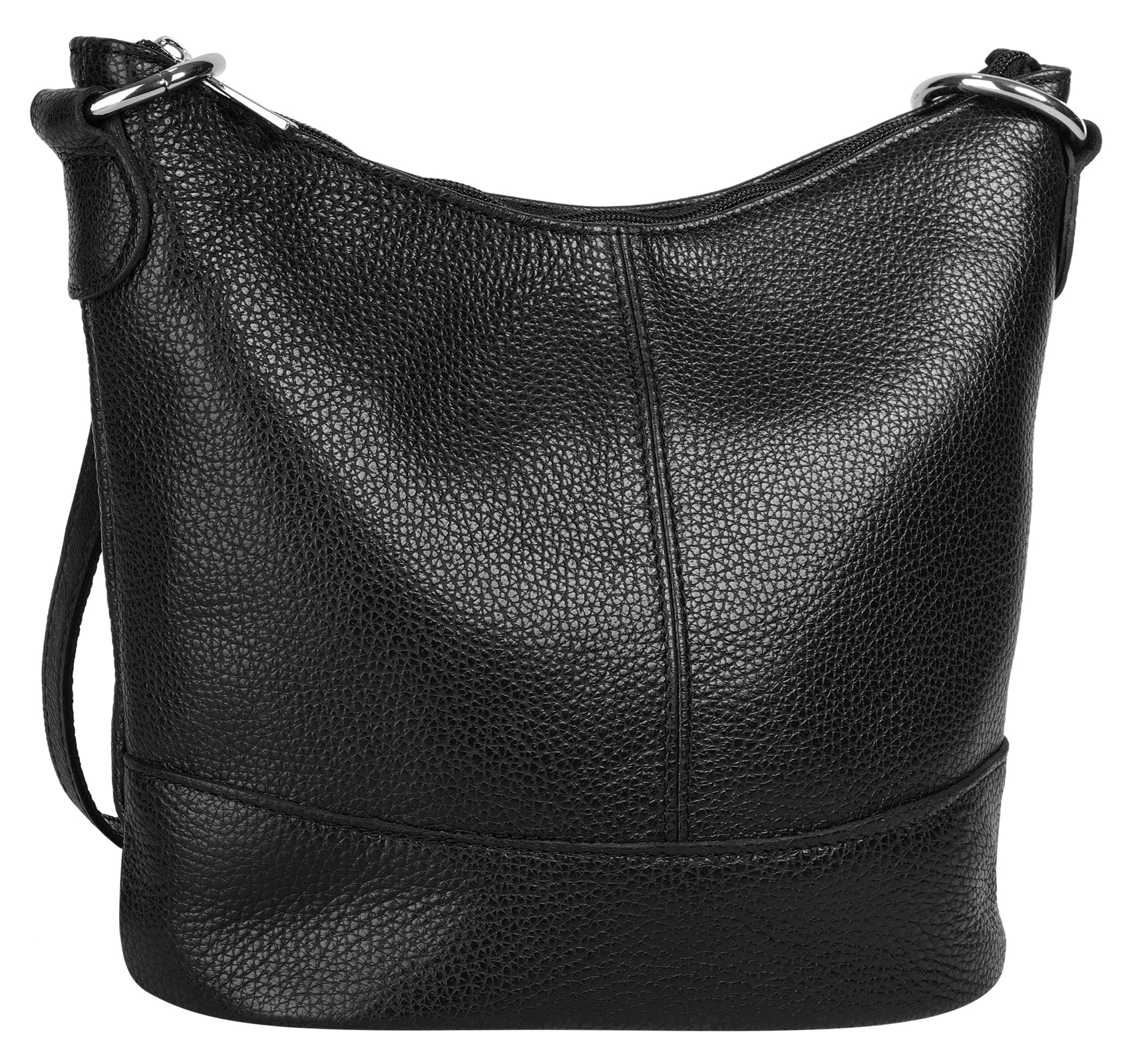 Cluty Umhängetasche, echt Leder, Made in Italy