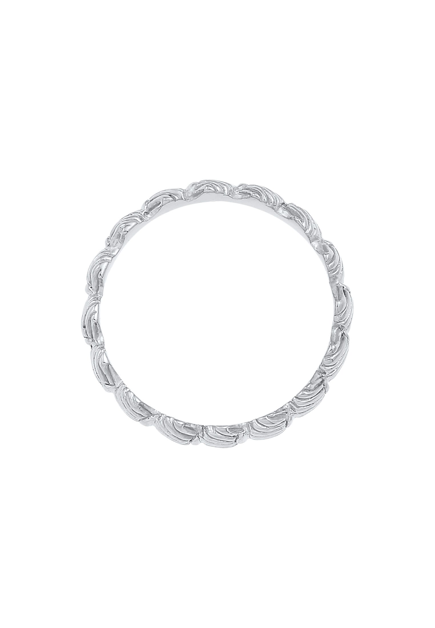 Elli Fingerring »Bandring Muscheln Maritim Beach Look 925 Silber«