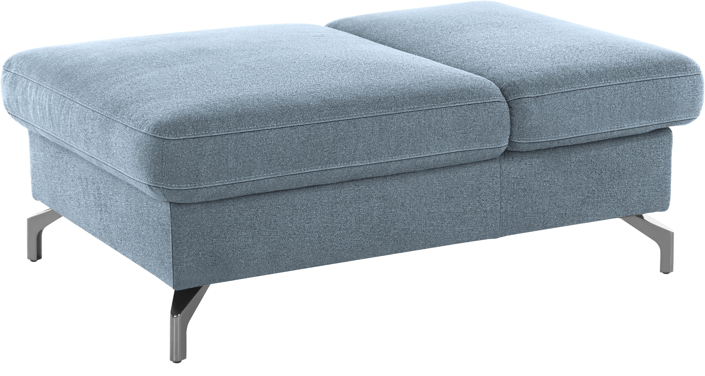 sit&more Hocker »Brisbane«, Fußhöhe 12 cm, mit Federkern und Klappfunktion