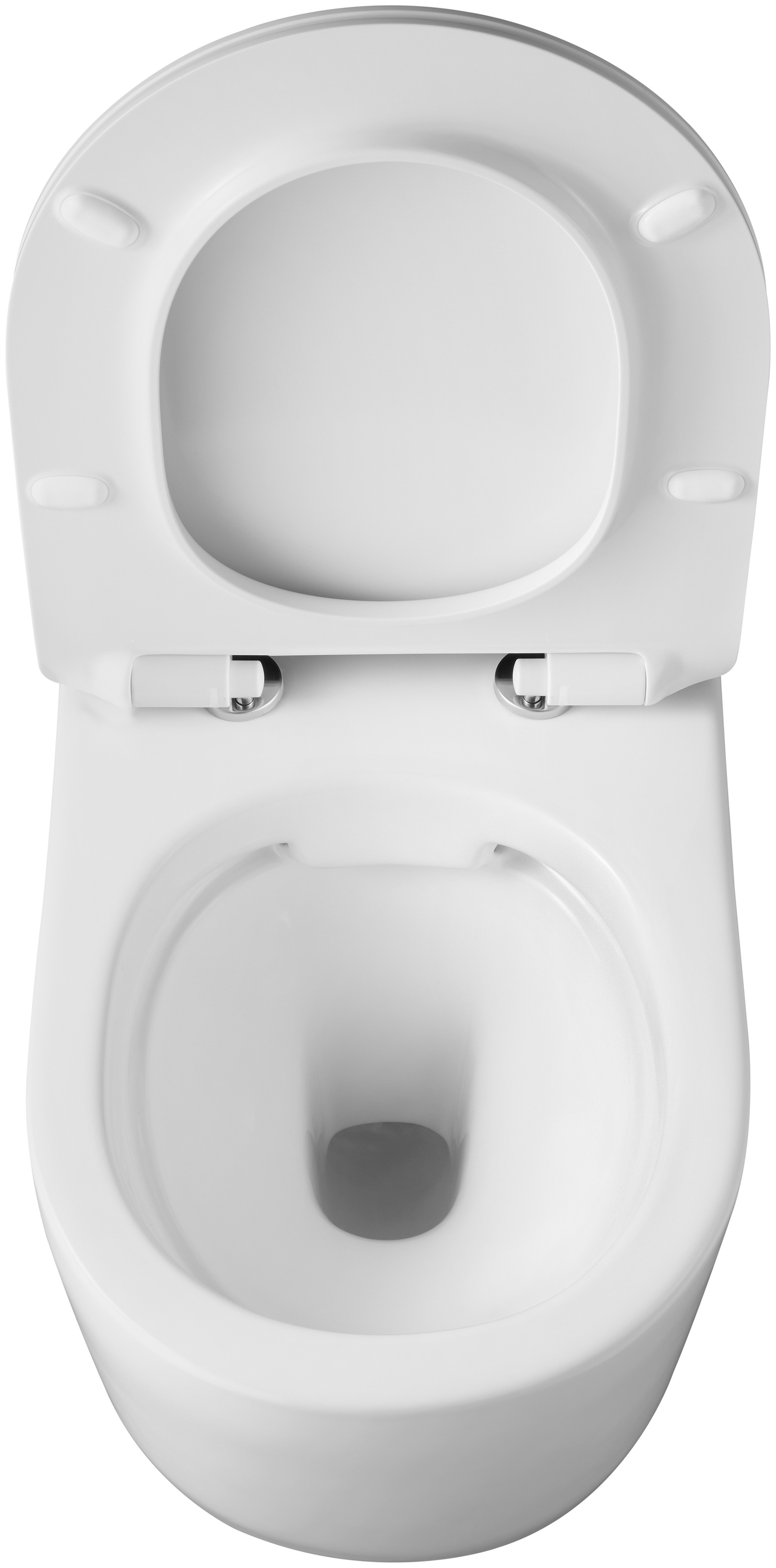 welltime Tiefspül-WC »Trento«, spülrandlos, aus Sanitärkeramik, inkl. WC-Sitz mit Absenkautomatik