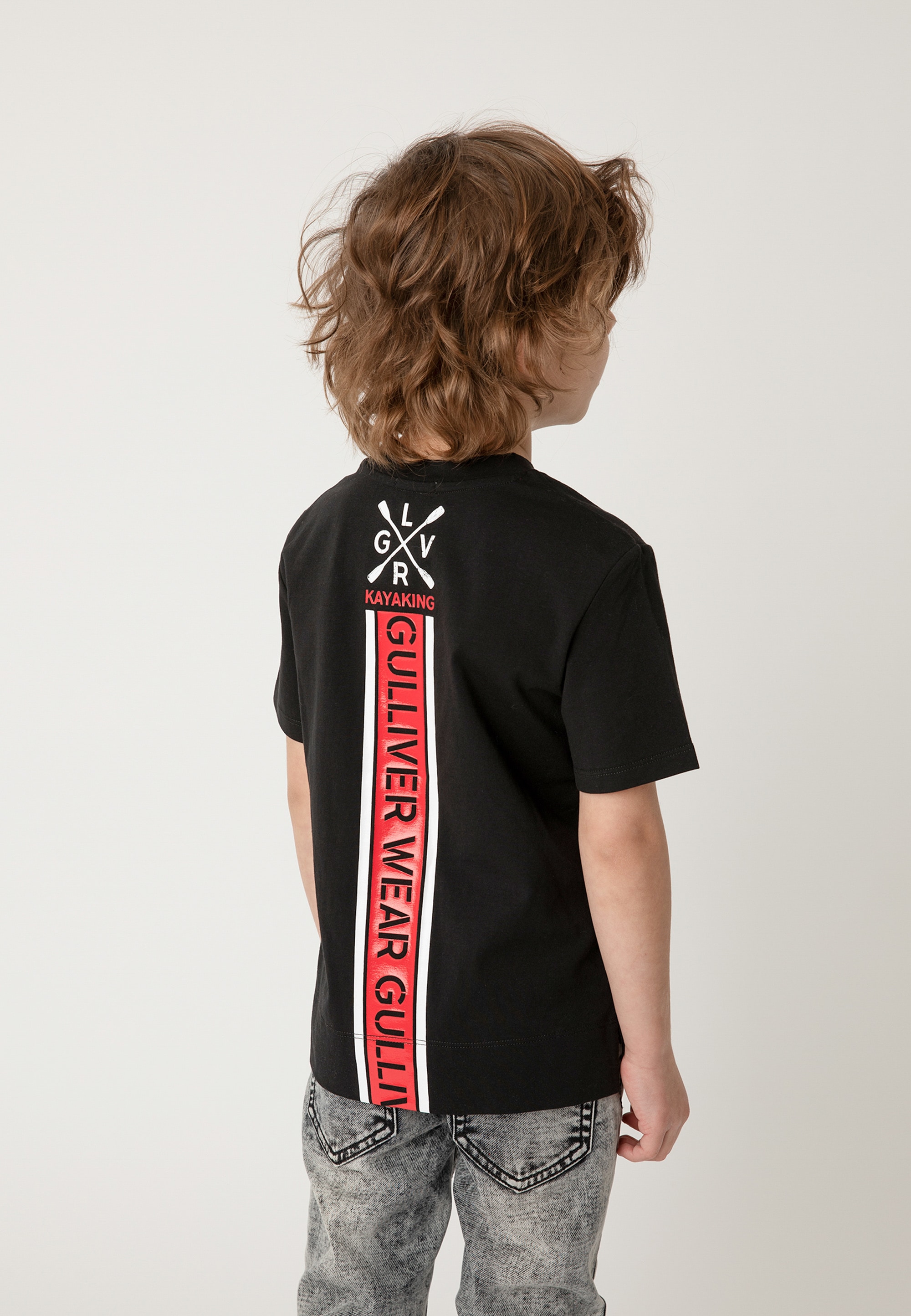 T-Shirt, mit | Rückenprint Gulliver BAUR trendigem kaufen