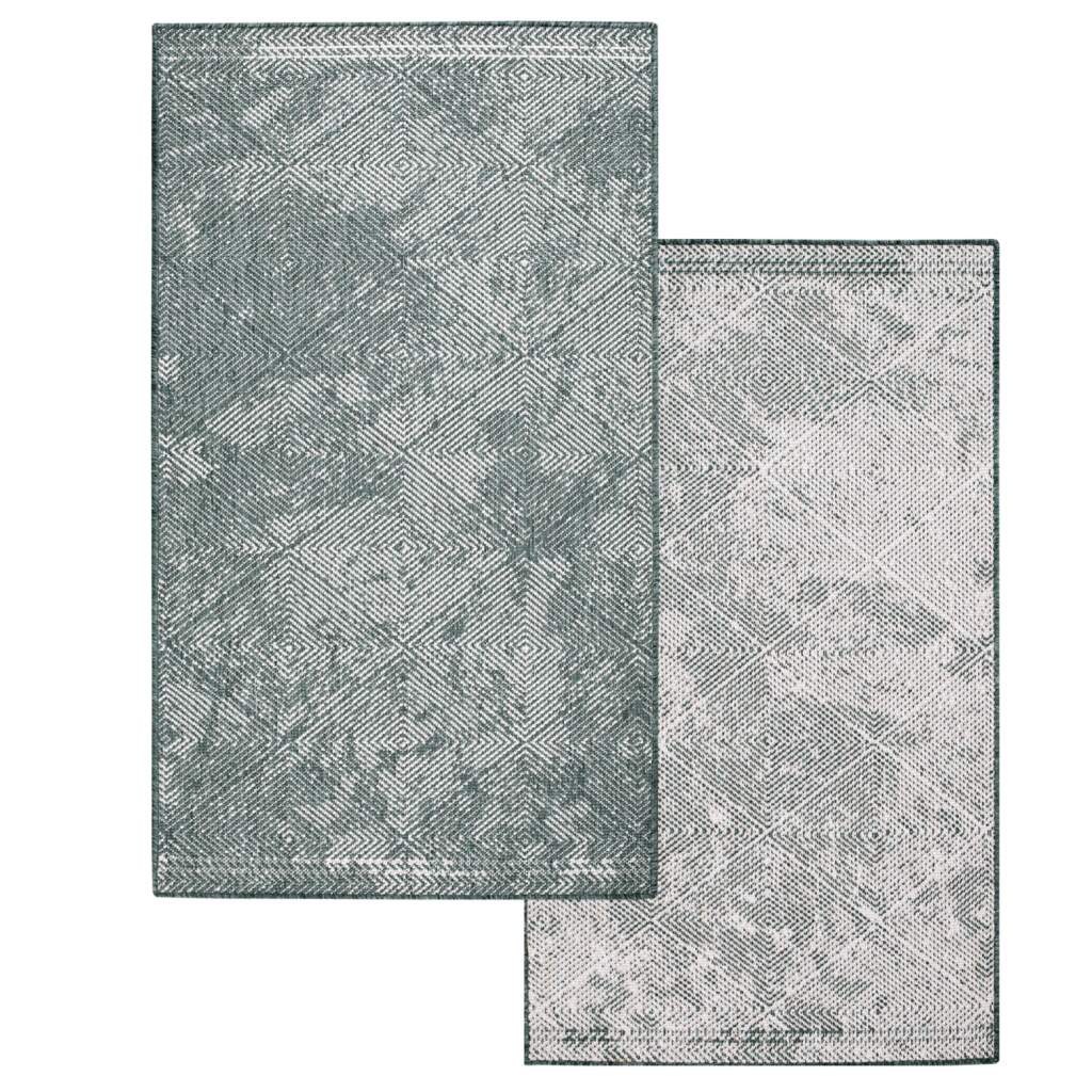 Carpet City Outdoorteppich »DUO RUG 5845«, rechteckig, 5 mm Höhe, Wendeteppich Wetterfest In- & Outdoor, Balkon, Terrasse, Wohnzimmer