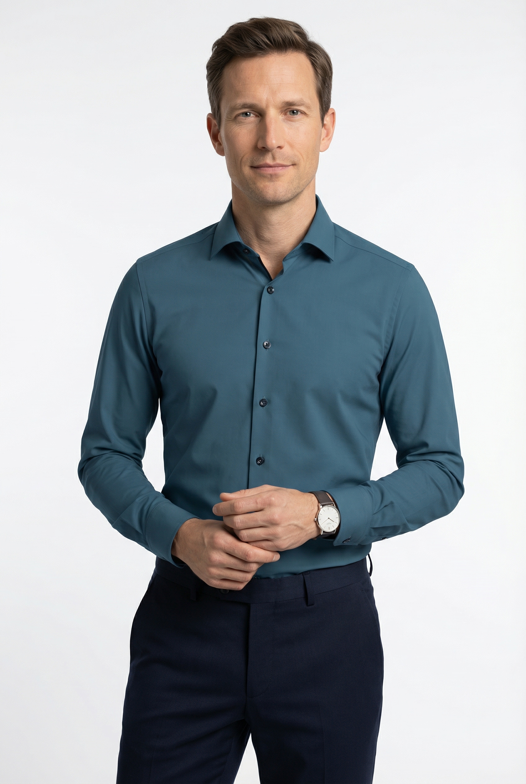 OLYMP Businesshemd »No. Six 24/Seven super slim« in  bequemer Jersey-Qualität