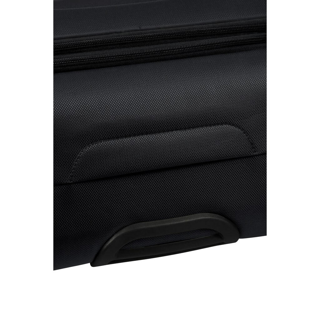 Samsonite Weichgepäck-Trolley »D'Lite, Black, 63 cm«, 4 Rollen, mit Volumenerweiterung; aus recyceltem Material
