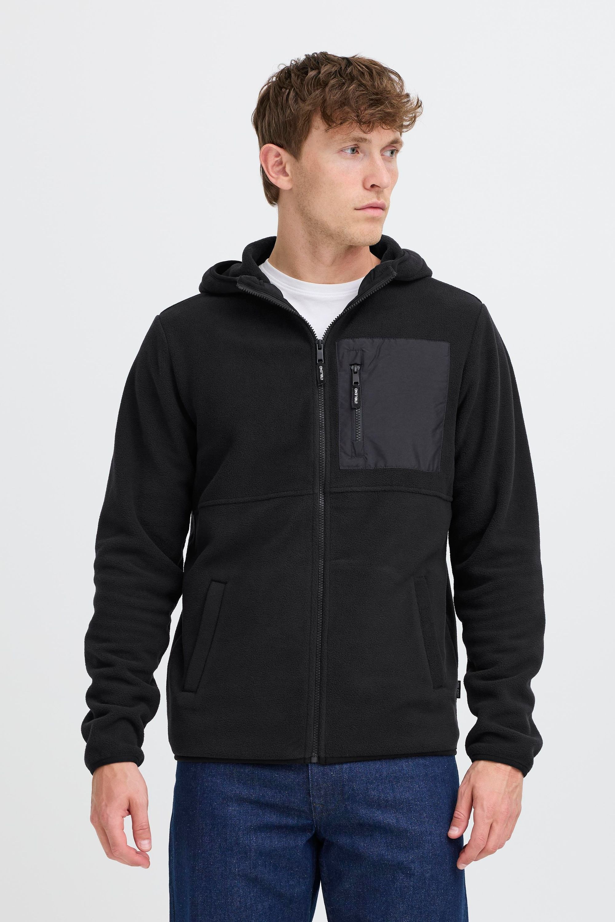 Blend Cardigan "BHFlorix" Gemütliche Fleecejacke mit Taschen günstig online kaufen