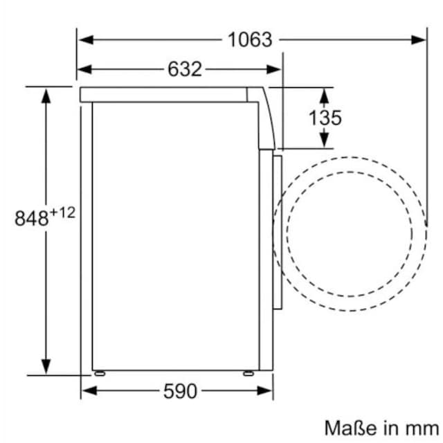 BOSCH Waschmaschine »WAV28K43«, Serie 8, WAV28K43, 9 kg, 1400 U/min per  Rechnung | BAUR