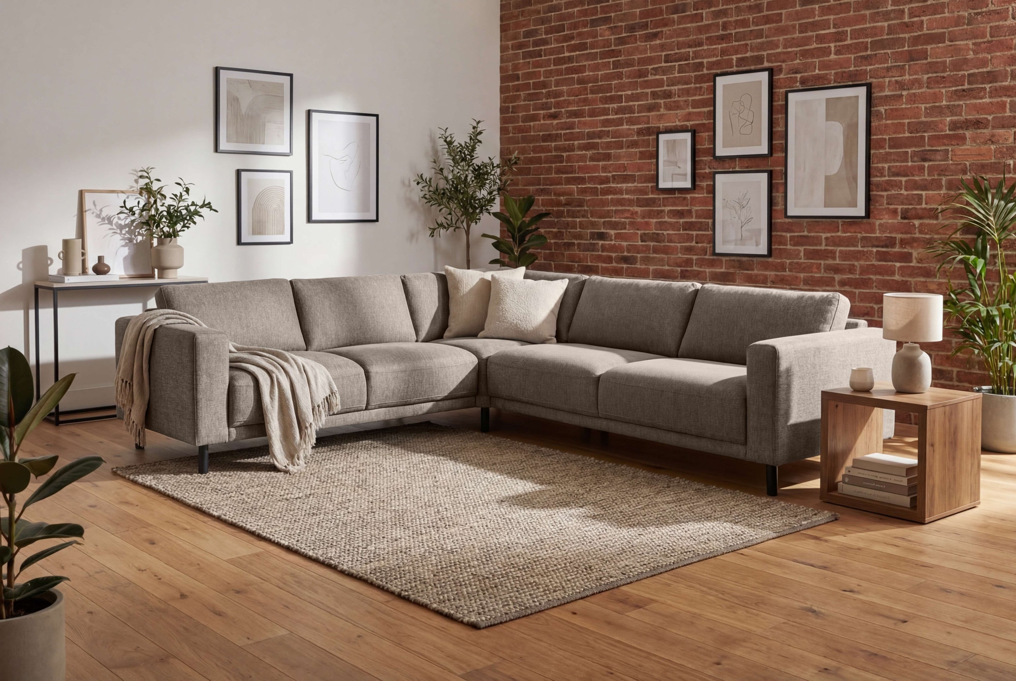 OTTO home Ecksofa "Sveeva, L-Form, B.288 cm, schwarze Metallfüße" langlebiger Webstoff, mit Wellenunterfederung, viele Farben