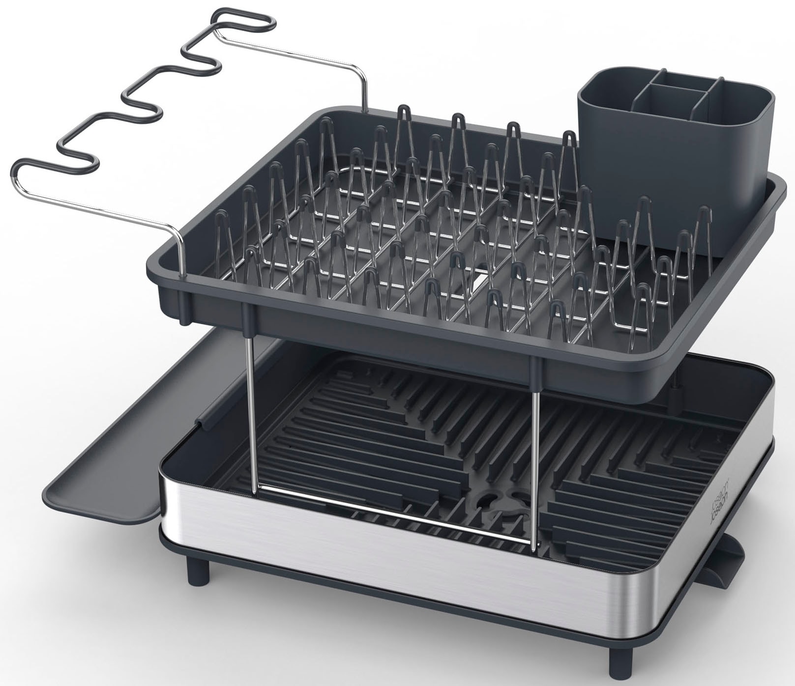 Joseph Joseph Geschirrständer »Excel Steel«, (1 tlg.), Edelstahl, 2-stufig