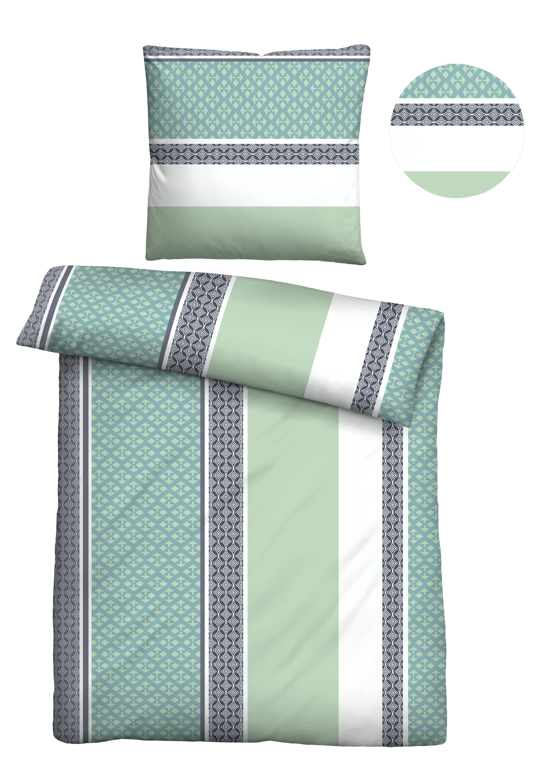 Thumbnail - Castell - Markenbettwäsche Bettwäsche "0380839" 2 Stk. tlg. Nicki, kuschelig + flauschig, temperaturausgleichend, bügelf...