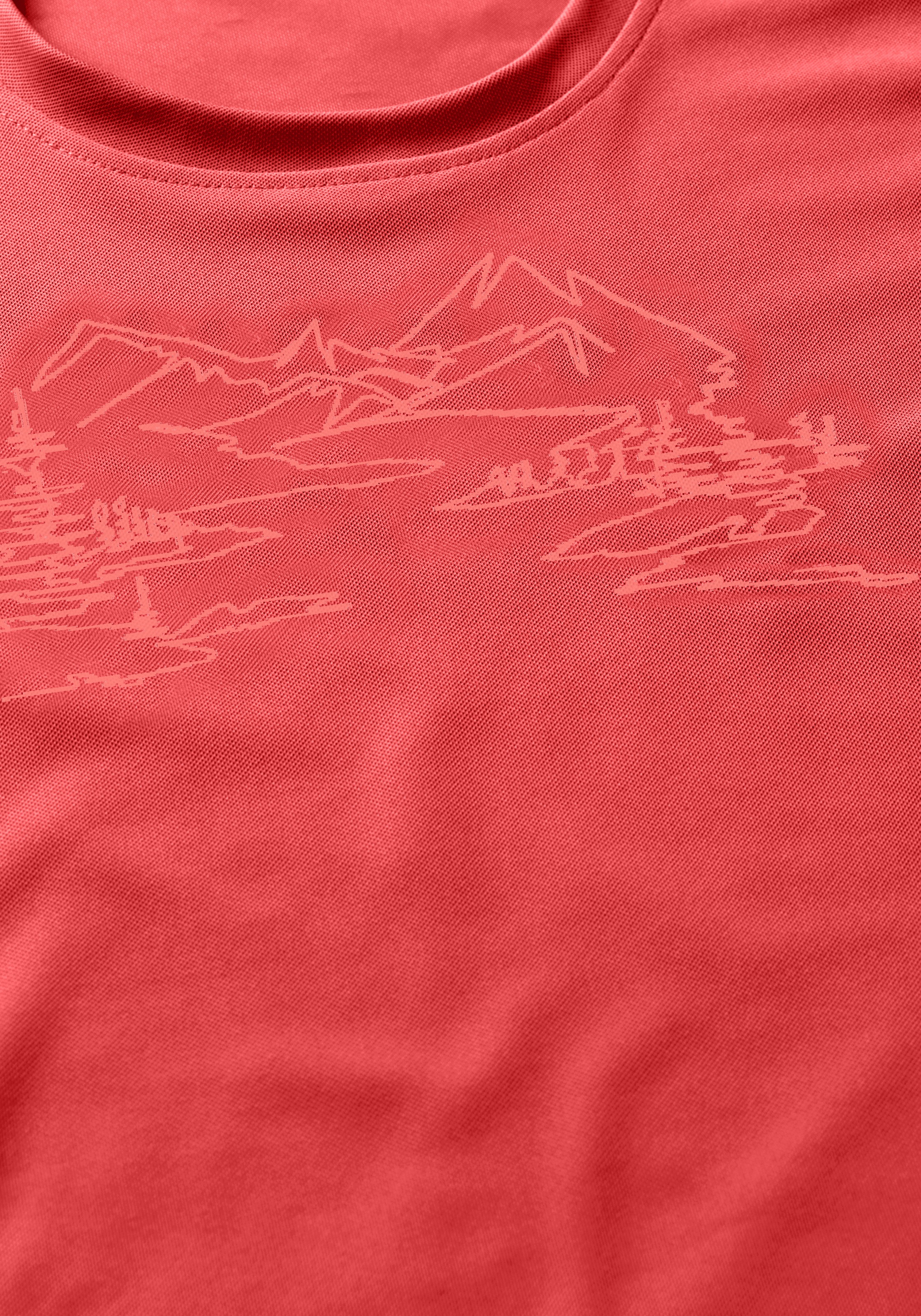 Maier Sports T-Shirt "Wilma Print" Damen Funktionsshirt, Freizeitshirt mit günstig online kaufen